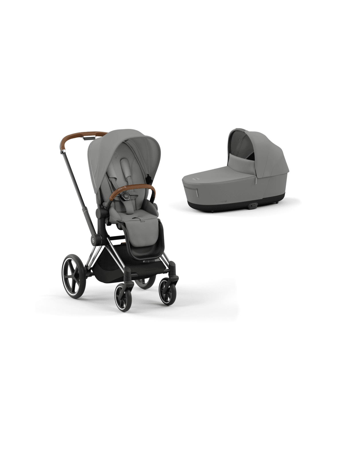 Cybex priam 4 yhdistelmävaunut (chrome/brown) – CYBEX