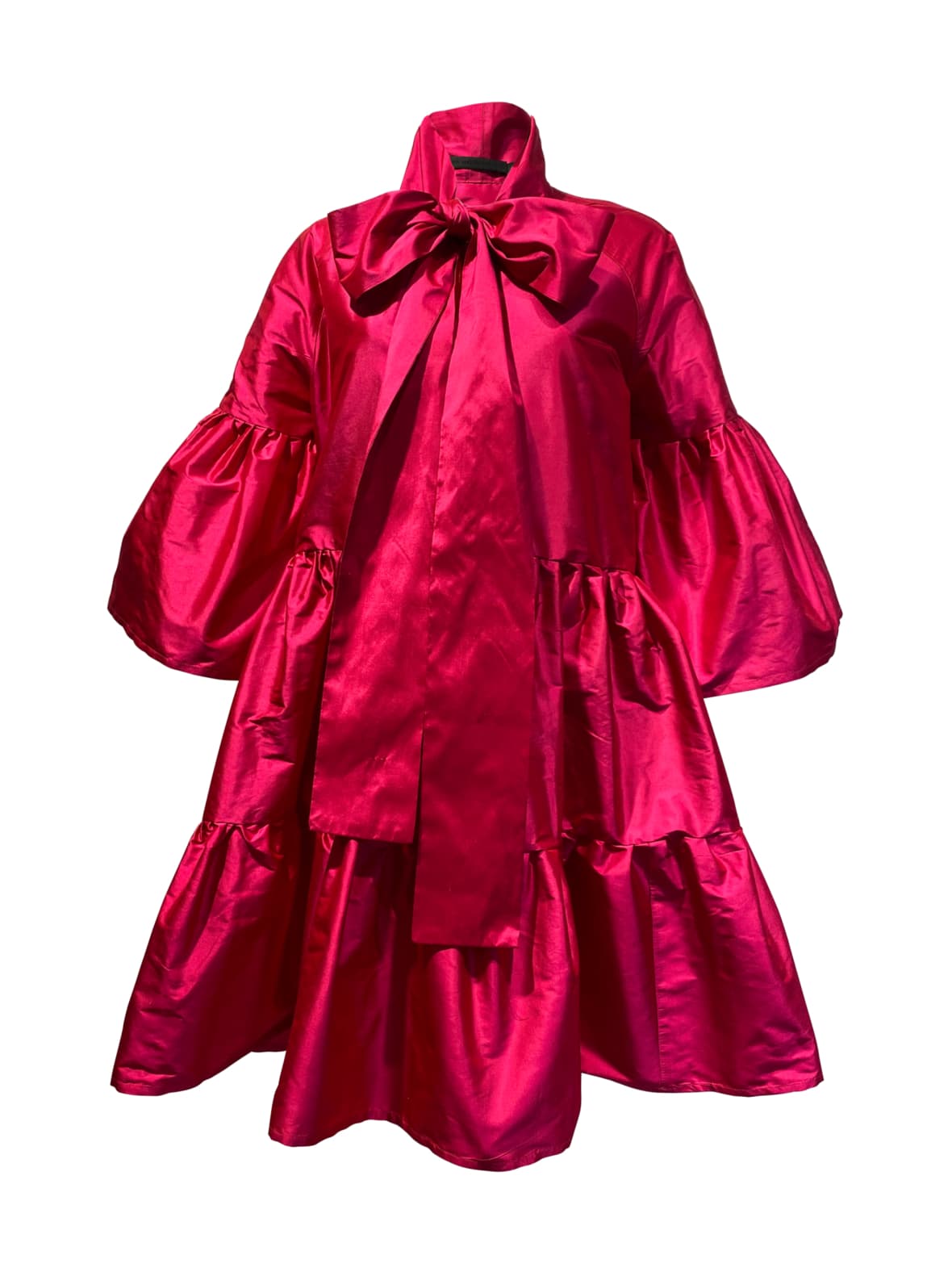 Lush- silkkimekko rusettikauluksella, pinkki – Miia Halmesmaa