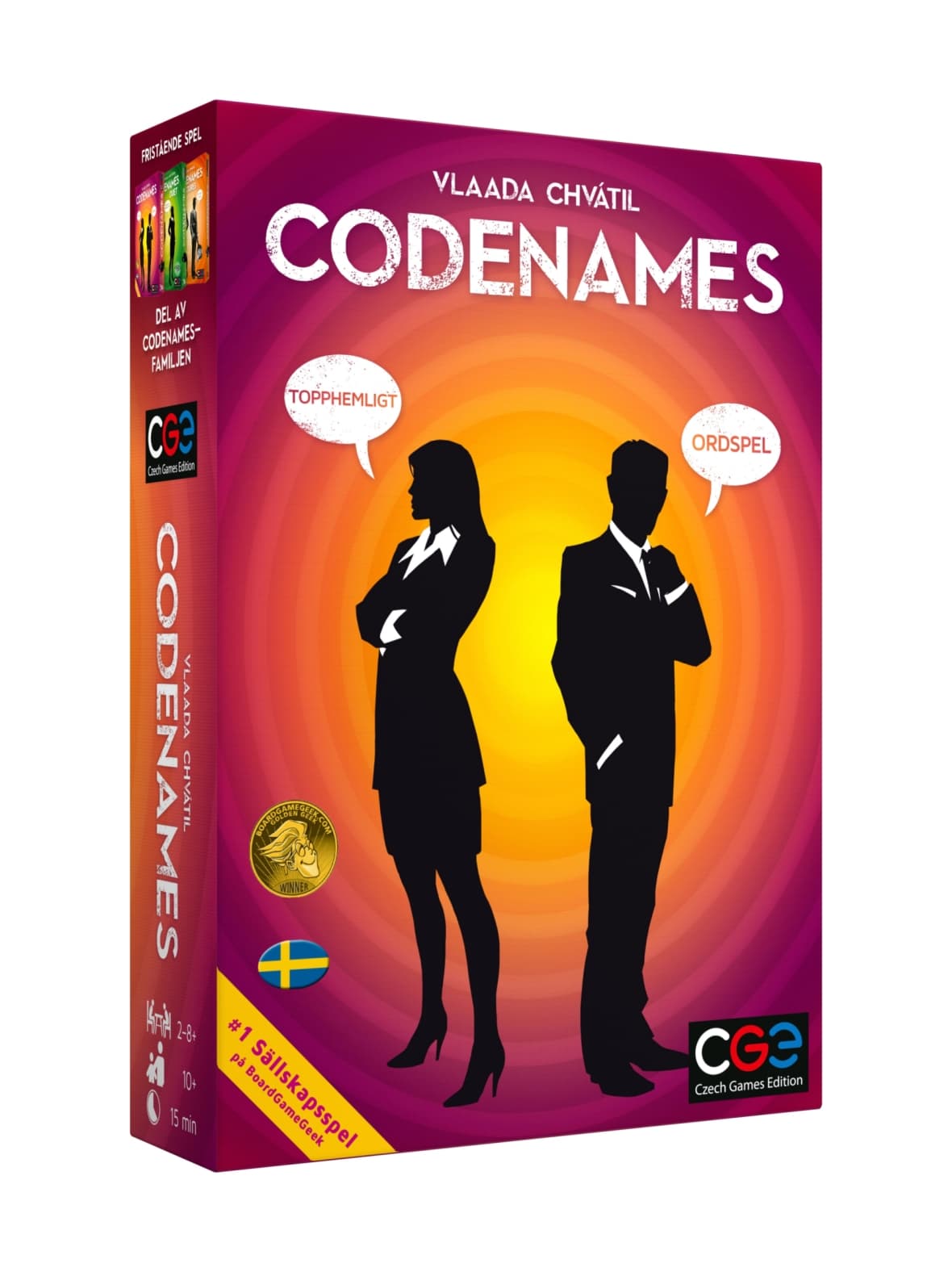 Asmodee lautapeli codenames (ruotsinkielinen) – Asmodee