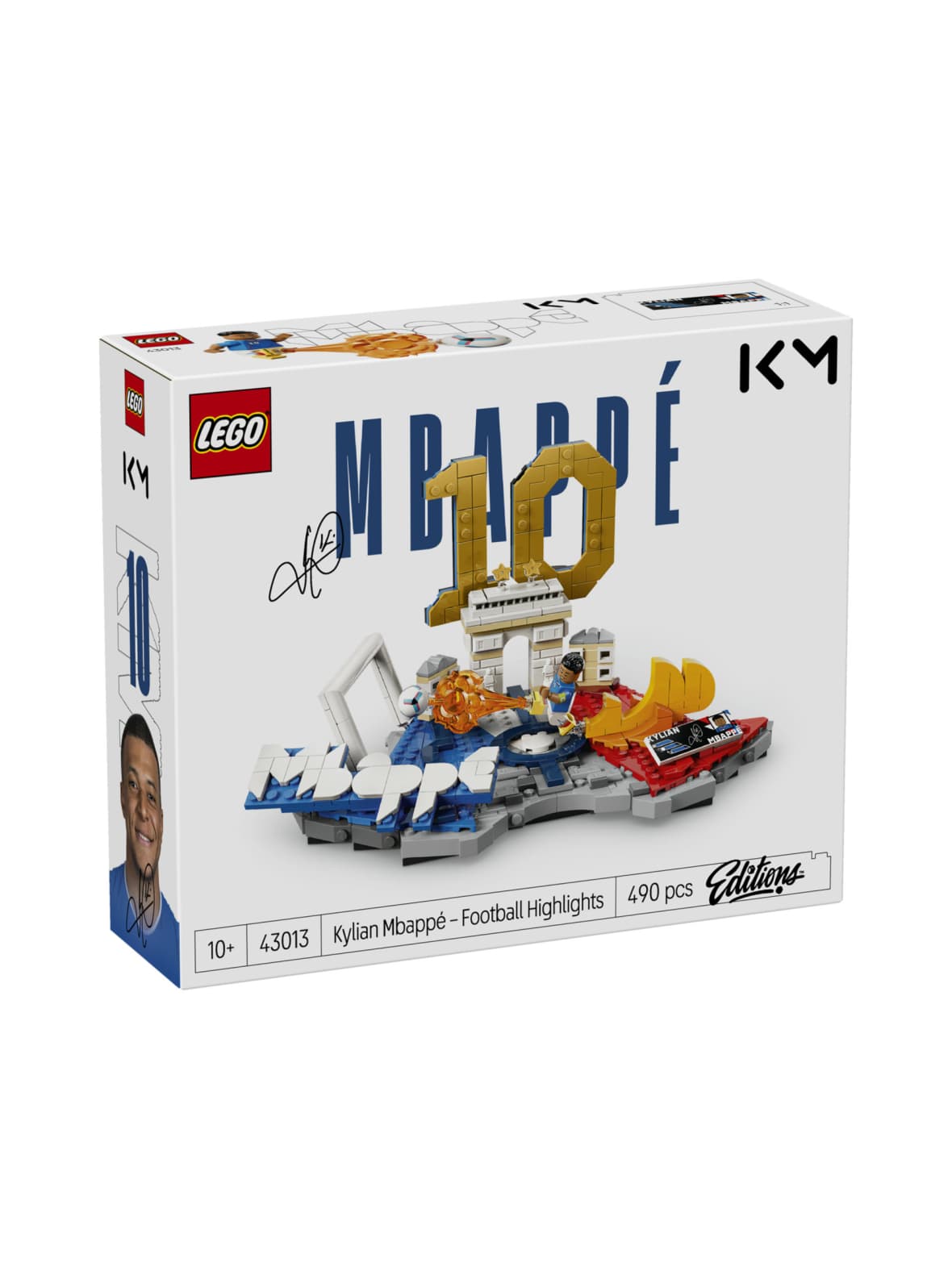 Lego editions football kylian mbappé – jalkapallon tähtihetket 43013