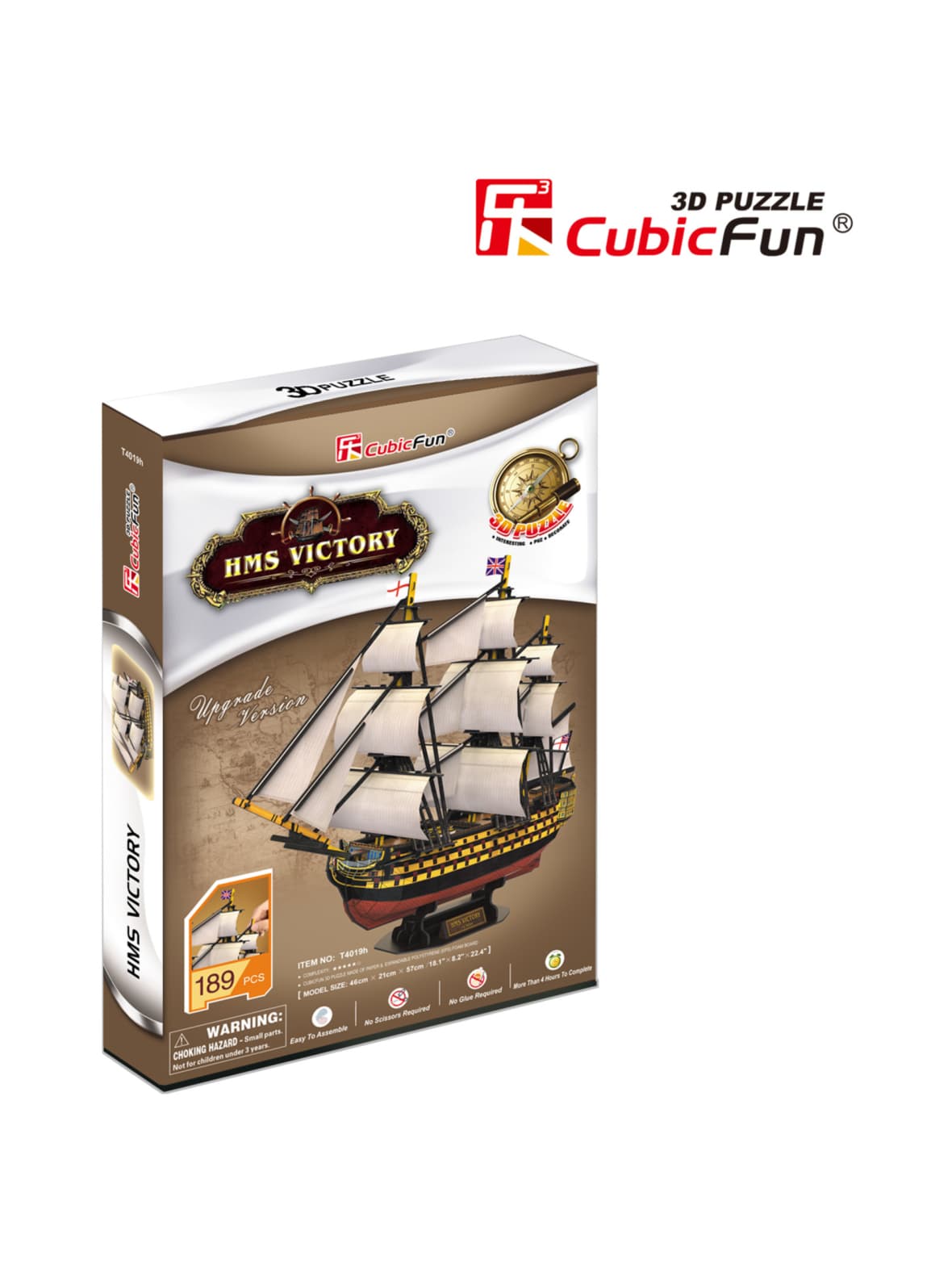 Cubicfun 3d palapeli purjealus victoria – CUBIC FUN