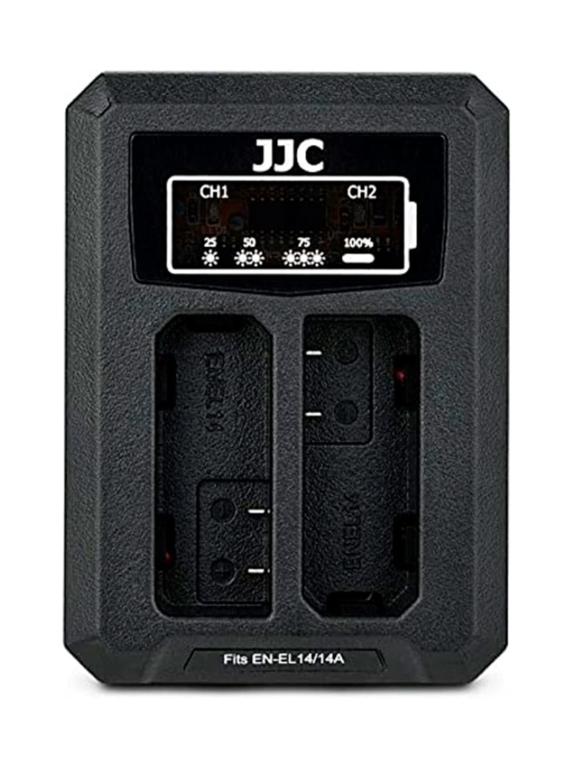 Jjc dch-enel14a usb dual battery charger -tuplalaturi (nikon en-el14) – JJC
