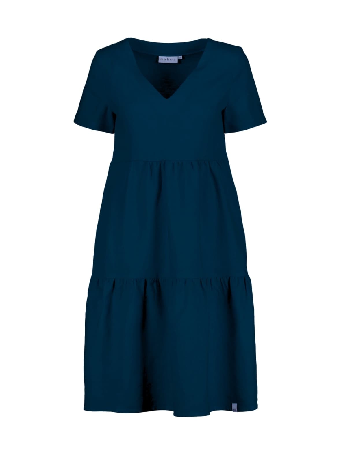 Pellava kerrosmekko, oxford navy – Nakoa