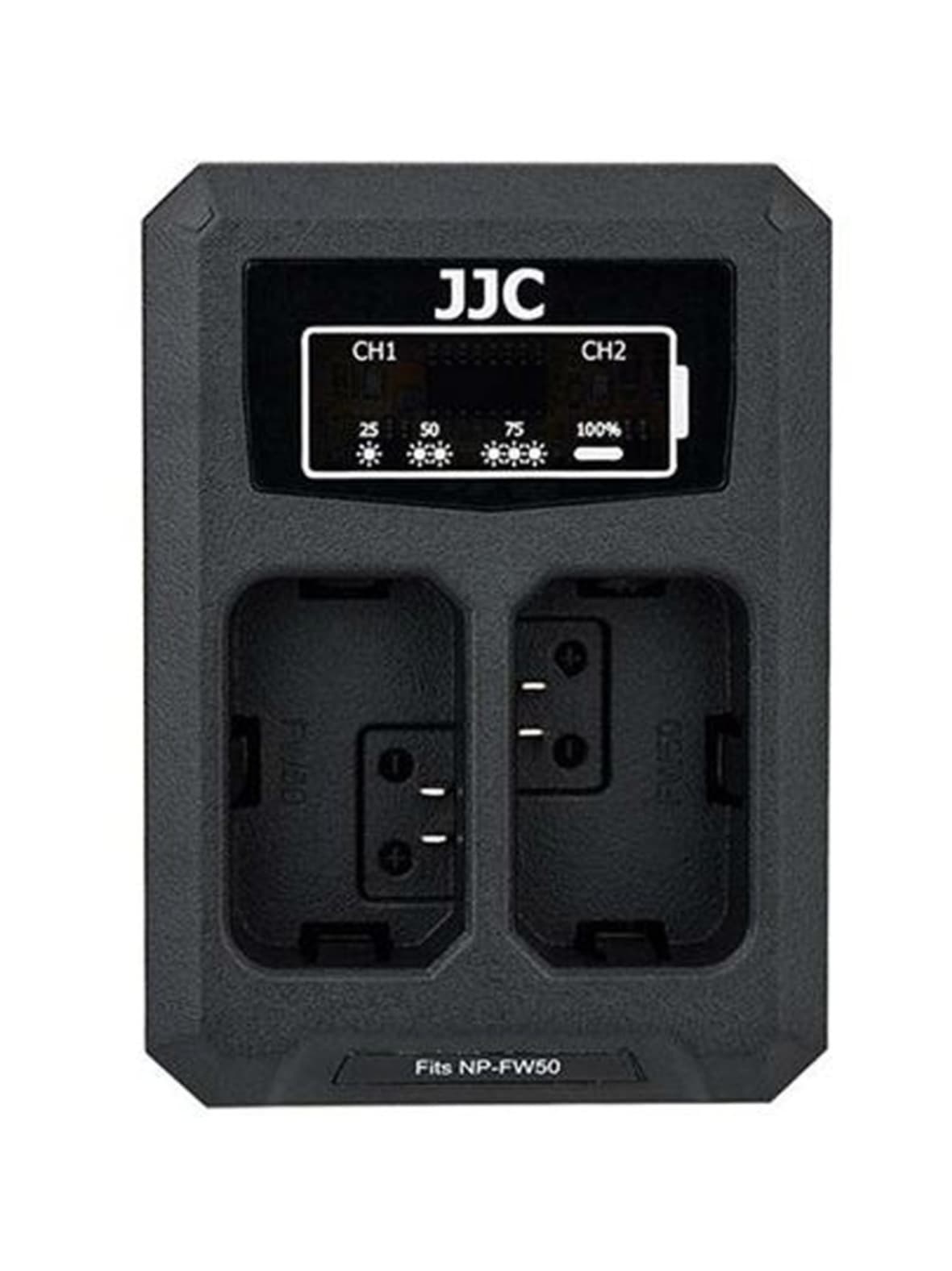Jjc dch-npfw50 usb dual battery charger -tuplalaturi (sony np-fw50) – JJC