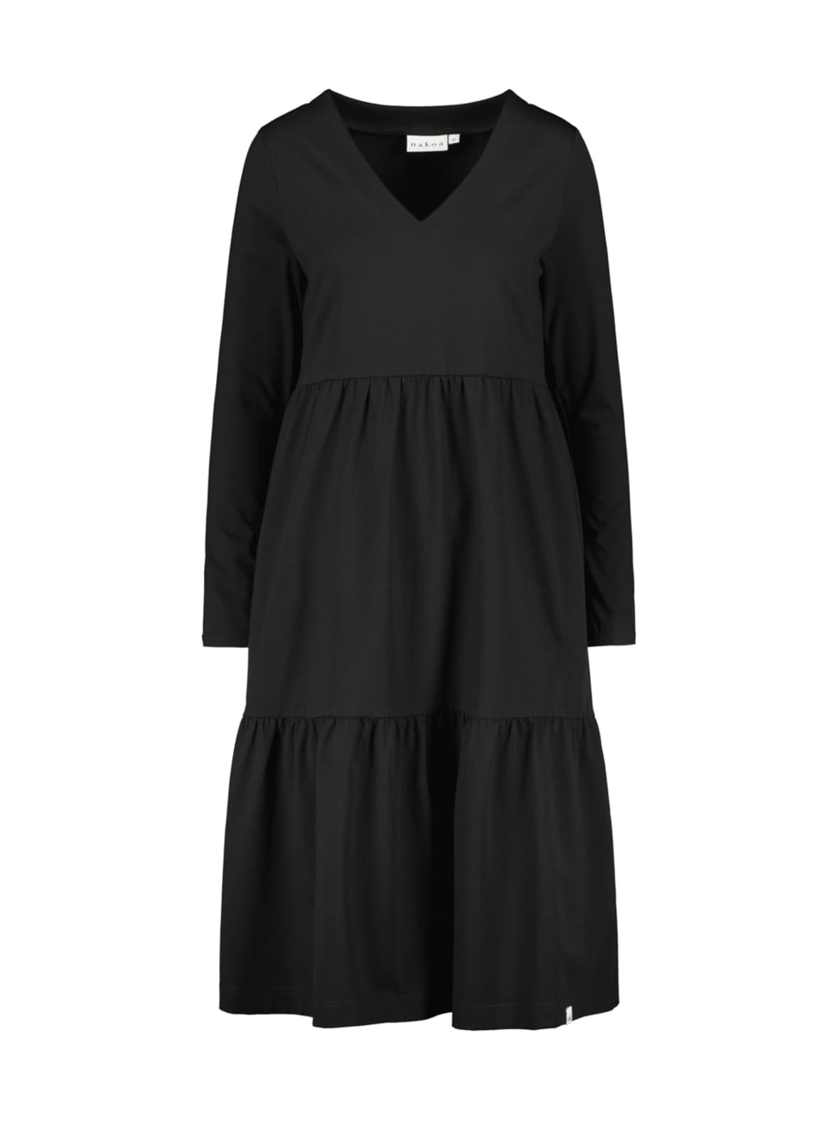Amélie dress kerrosmekko, black