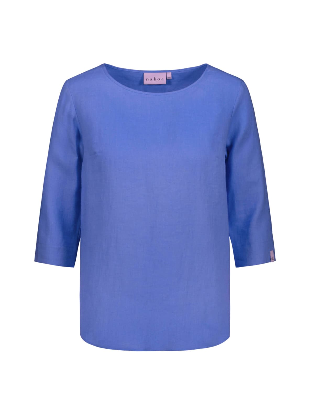 Classic linen blouse pellavapaita, marina blue – Nakoa