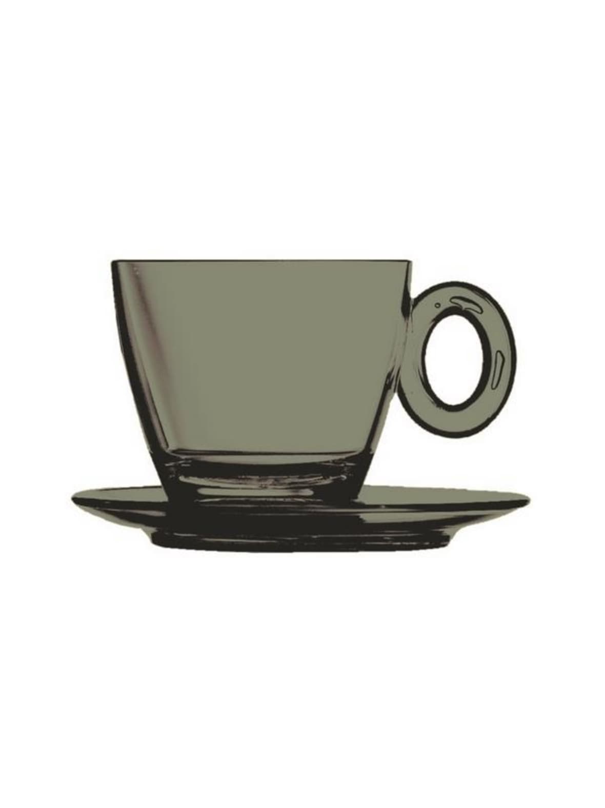 Policarbonato-kahvikuppi ja aluslautanen – MEPRA