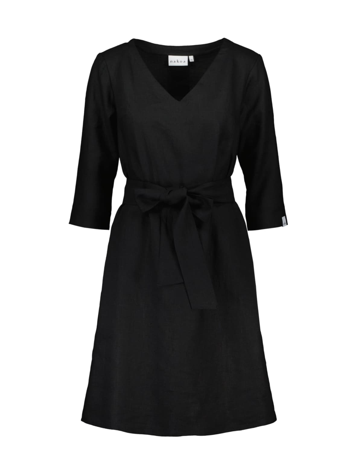 Vera dress pellavamekko, black