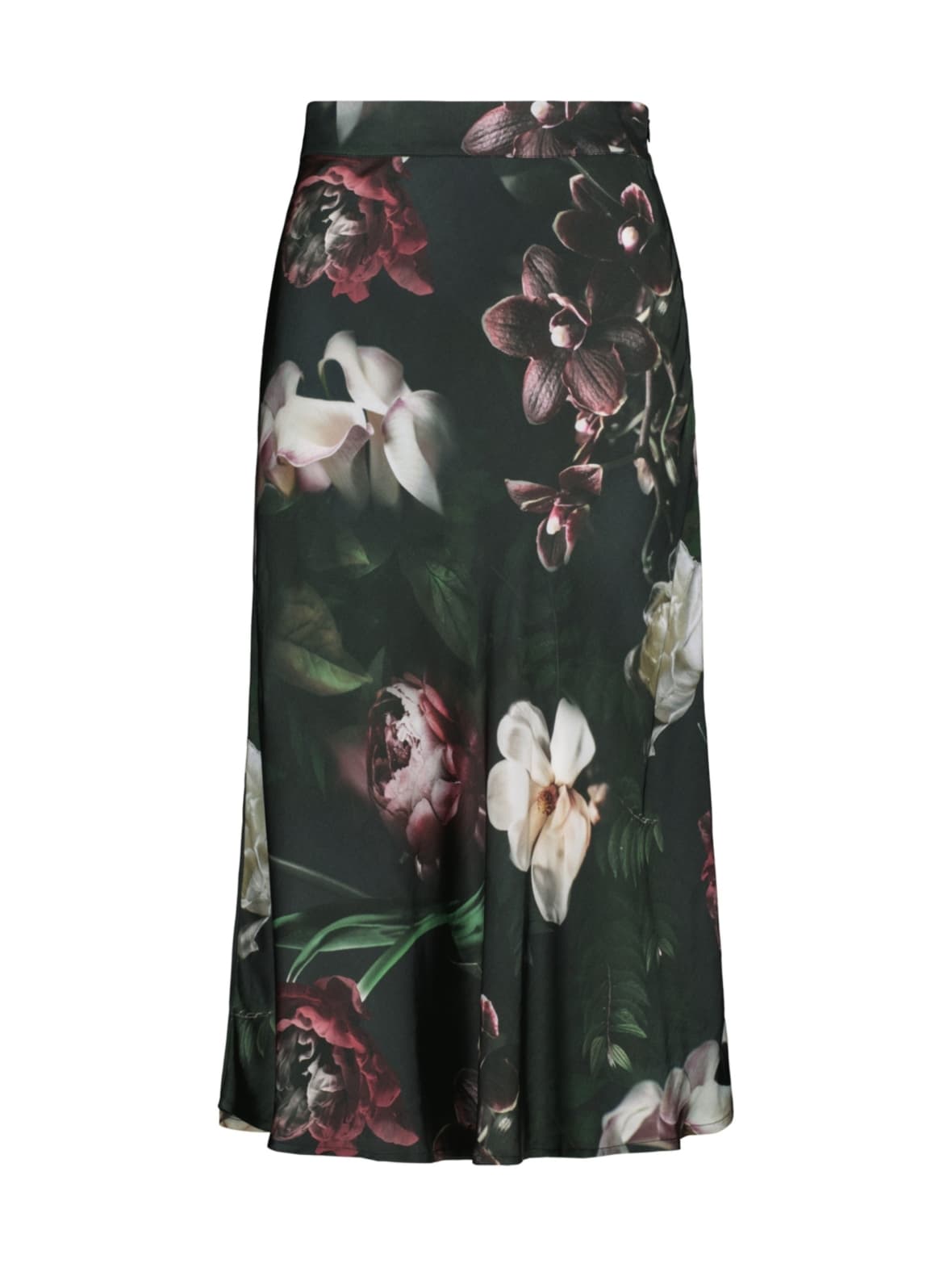 Classic midi skirt, noir