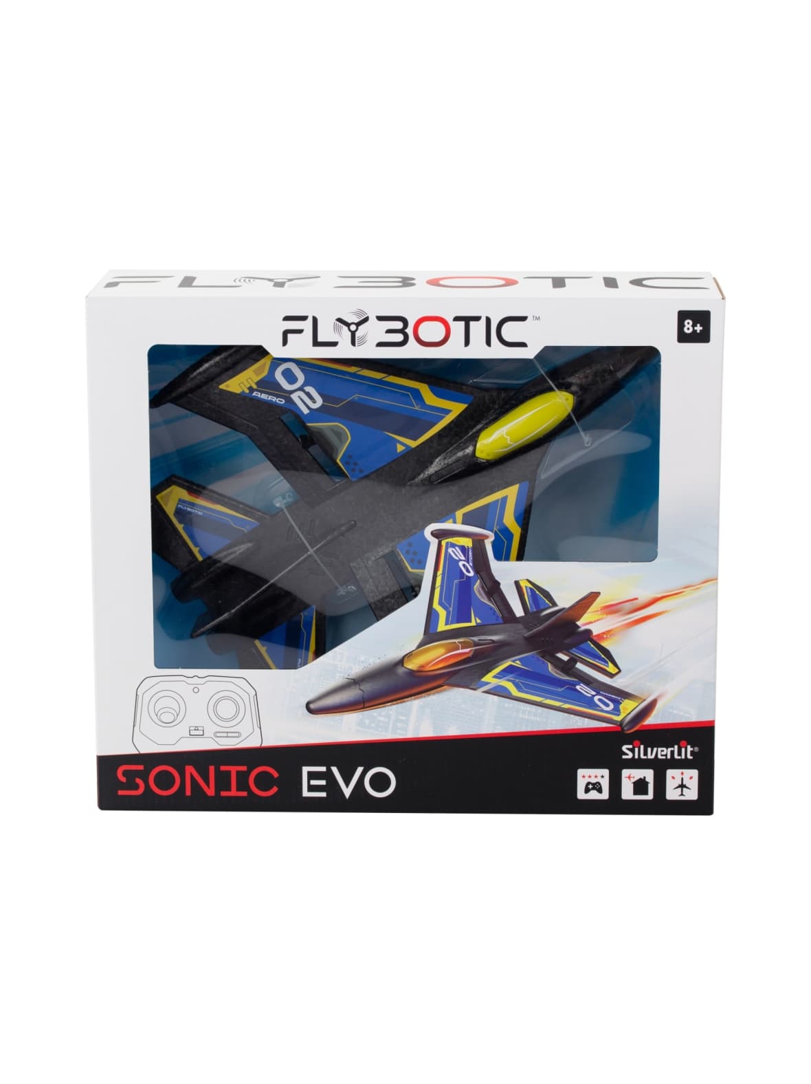 Flybotic kauko-ohjattava lentokone sonic evo, 31 cm