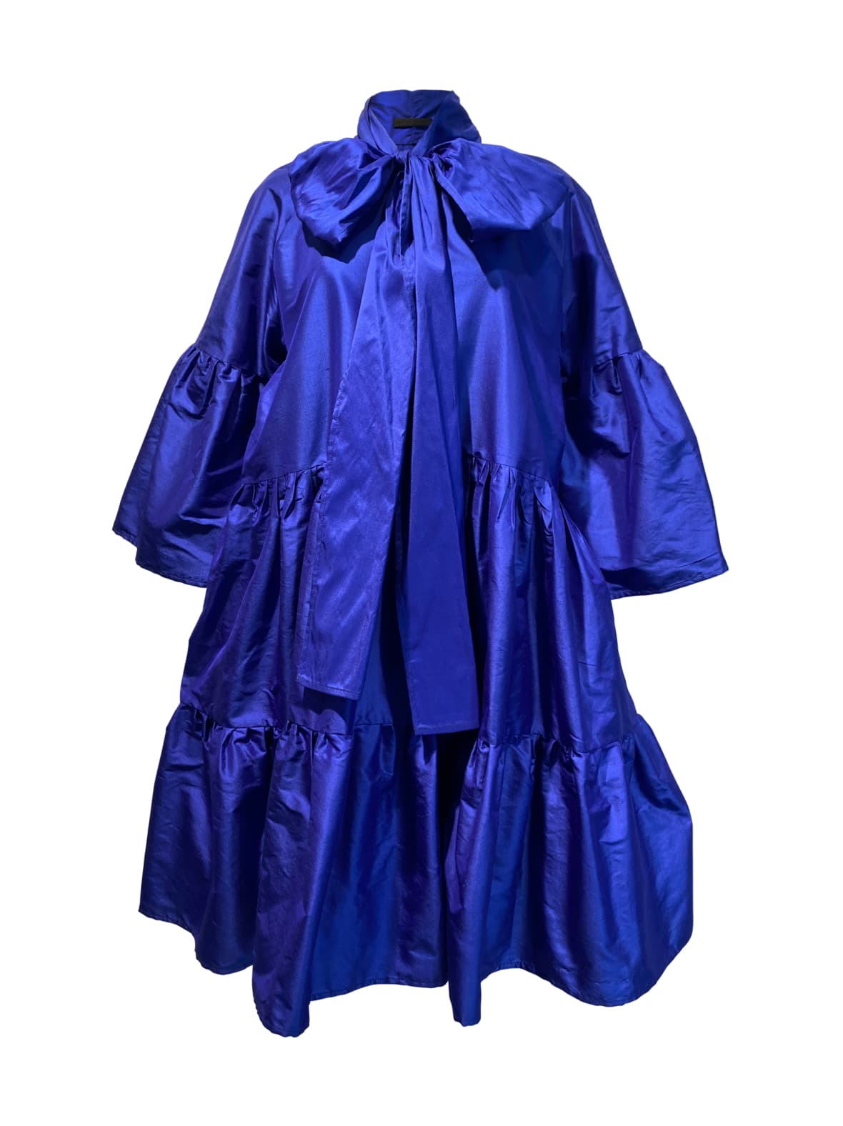 Lush- silkkimekko rusettikauluksella, sininen – Miia Halmesmaa