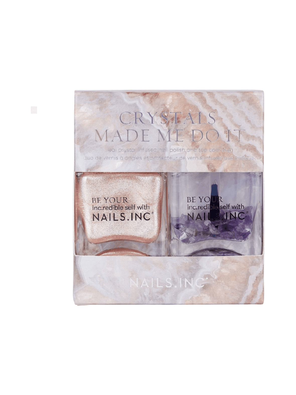 Crystals made me do it -kynsilakkapakkaus 2x14ml – NAILS INC