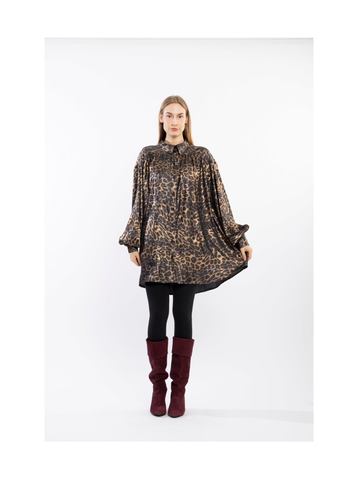 Kauluspaita, leopardi – Miia Halmesmaa