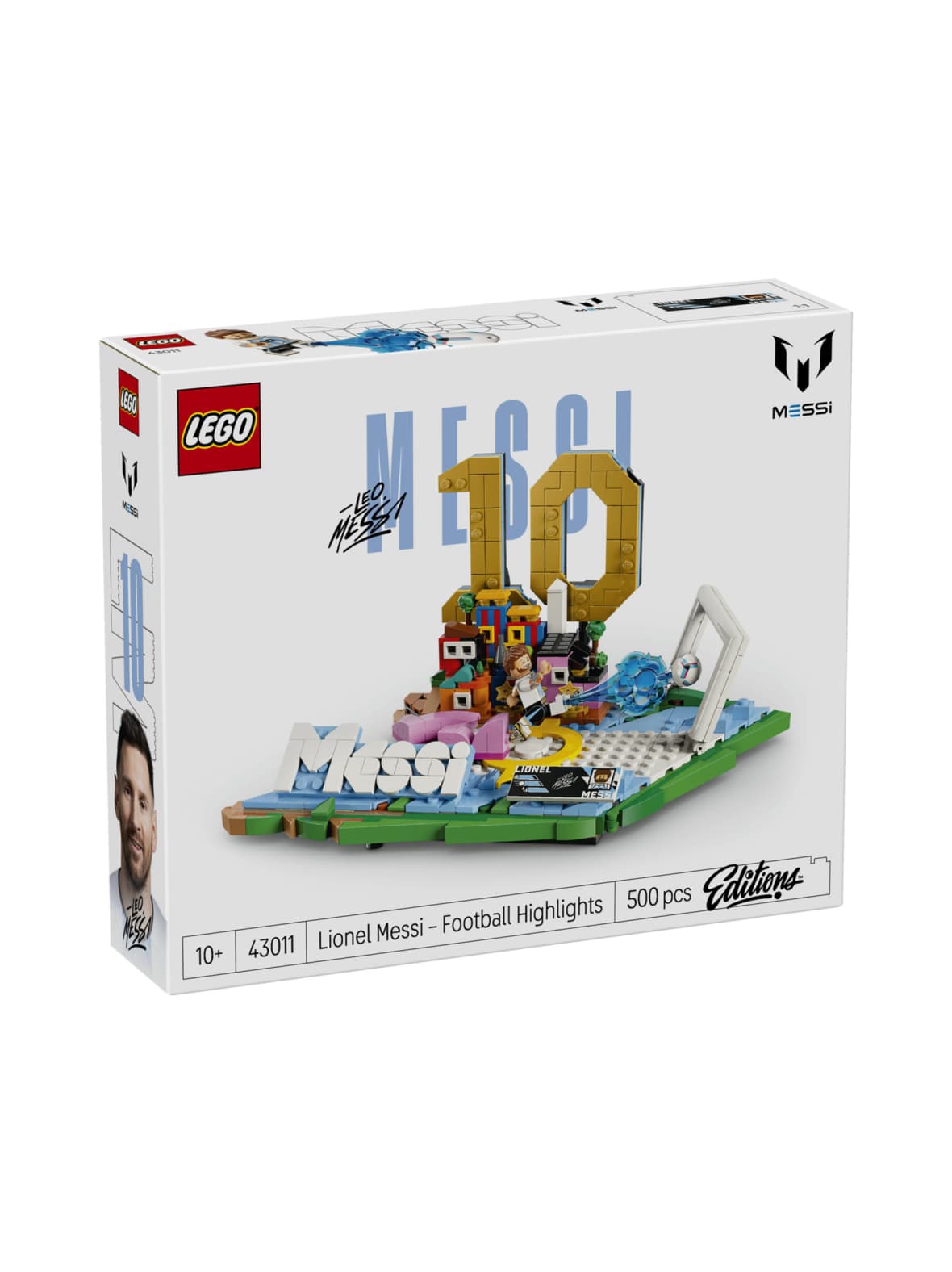 Lego editions football lionel messi – jalkapallon tähtihetket 43011