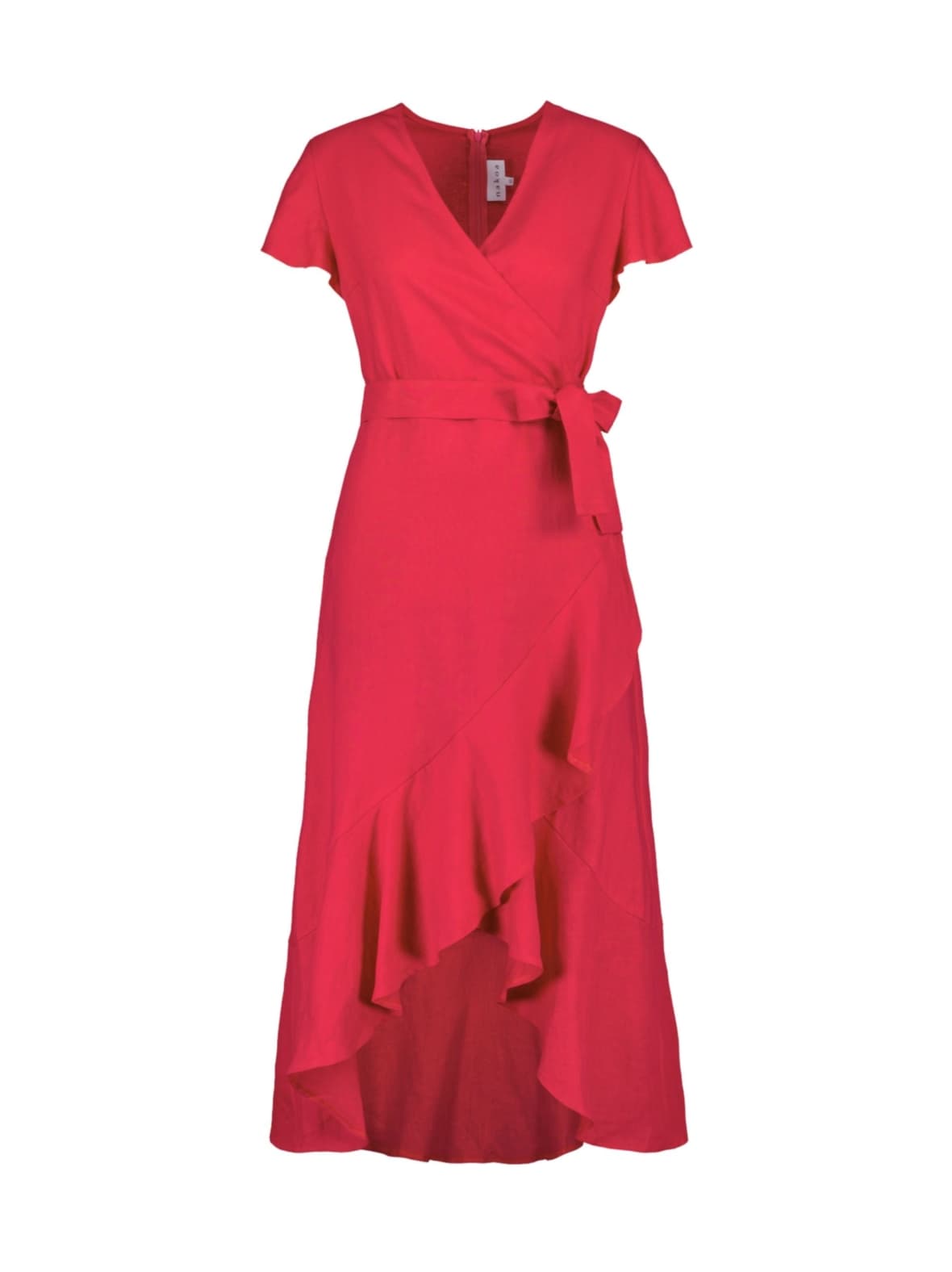 Annika dress, raspberry