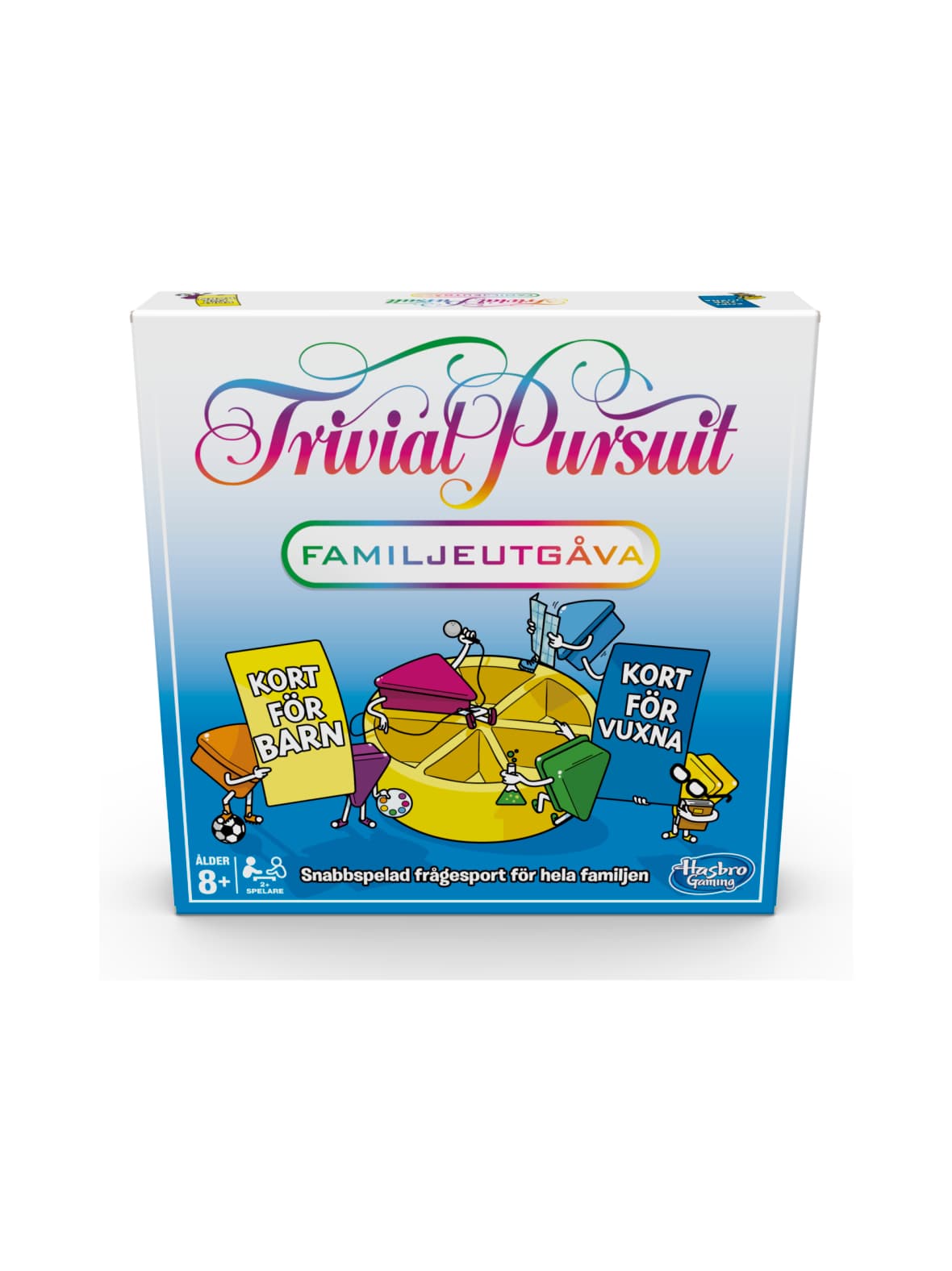 Trivial pursuit lautapeli perhepainos (ruotsinkielinen)