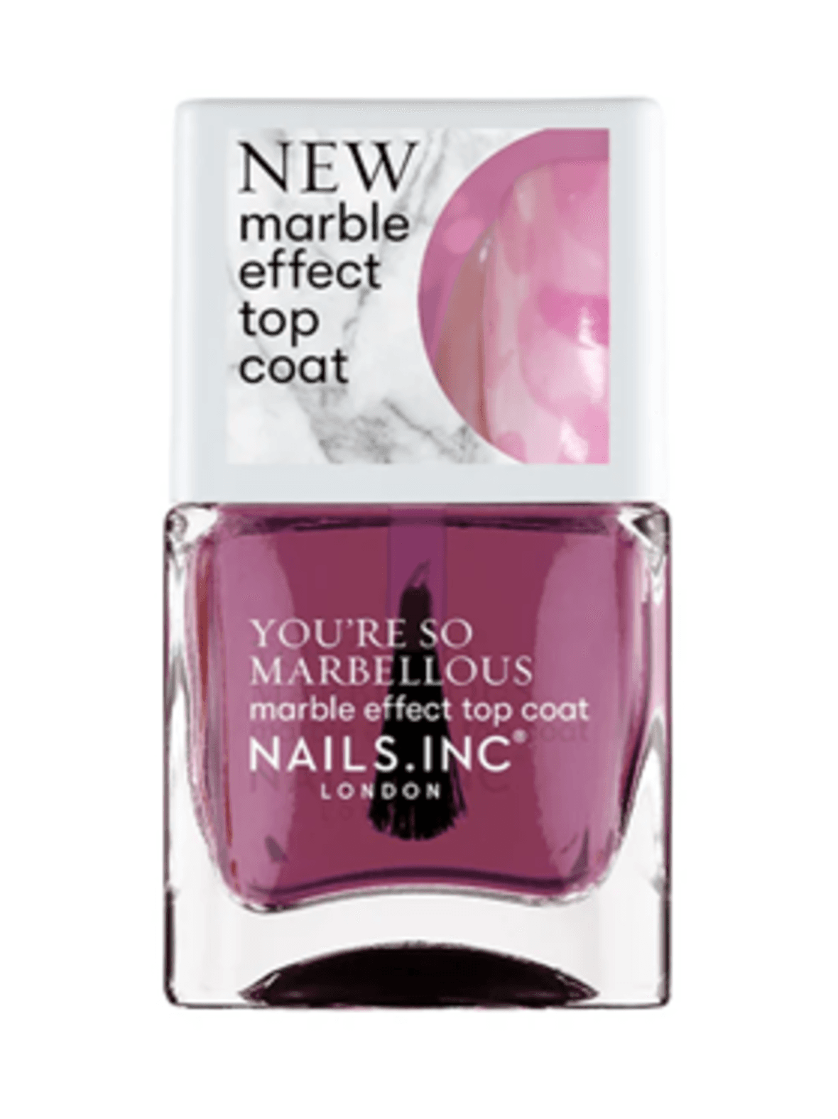 Nailsinc marble effect top coat, may the quartz be with you -päällyslakka 14ml – NAILS INC