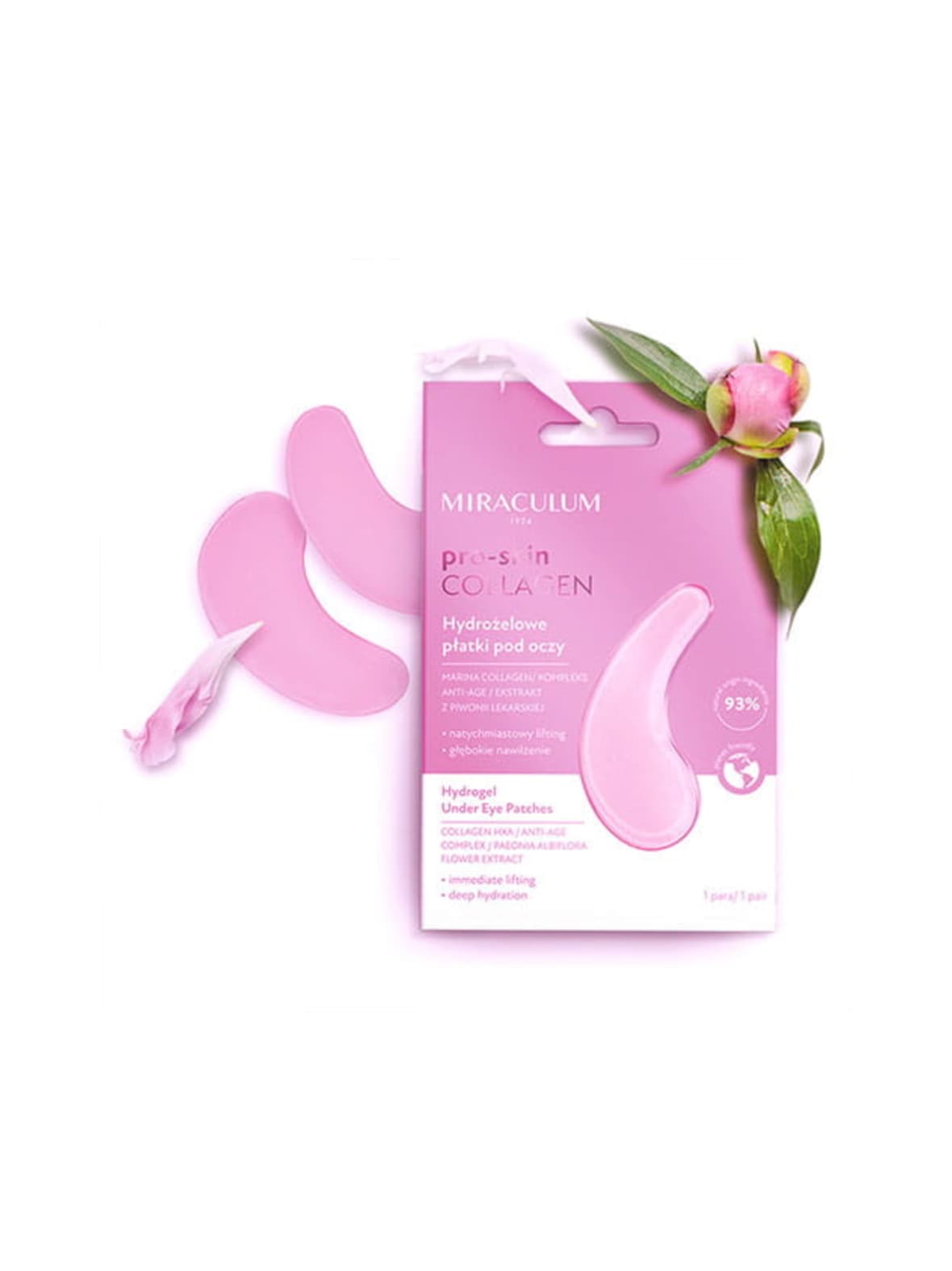 Pro skin collagen hydrogel under eye patches -kiinteyttävät silmänalusnaamiot 1 pari – MIRACULUM