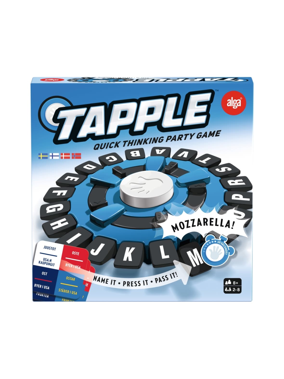 Alga lautapeli tapple (suomenkielinen, ruotsinkielinen) – Alga