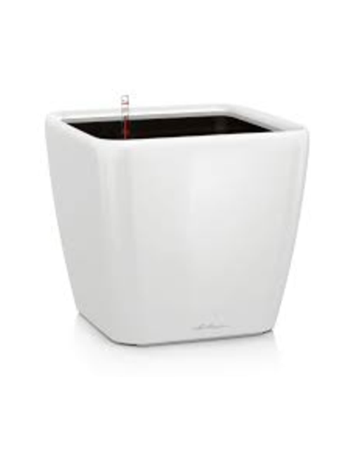 Quadro valkoinen  altakasteluruukku  ∅28cm, korkeus 26cm – LECHUZA