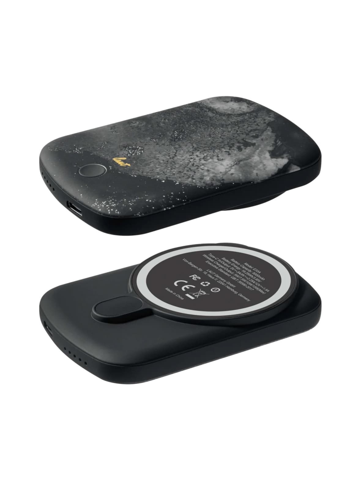 Power charger handy black marble – LAUT