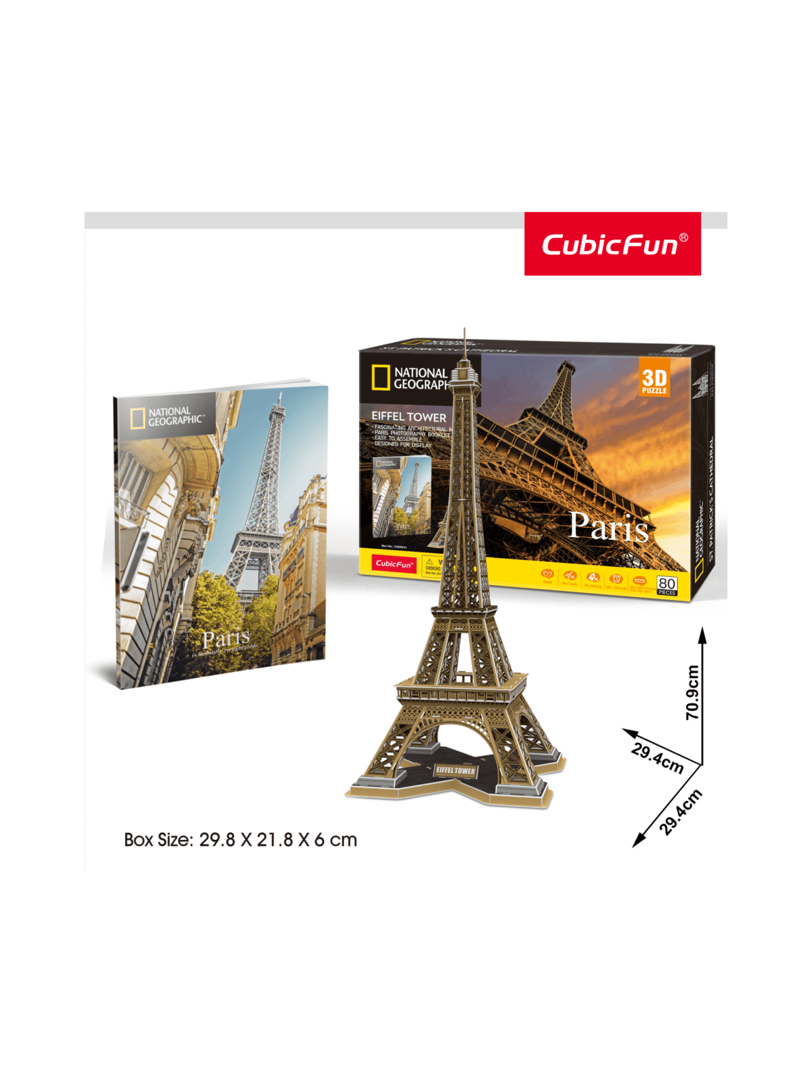 Cubic fun natgeo 3d-palapeli eiffel-torni – CUBIC FUN