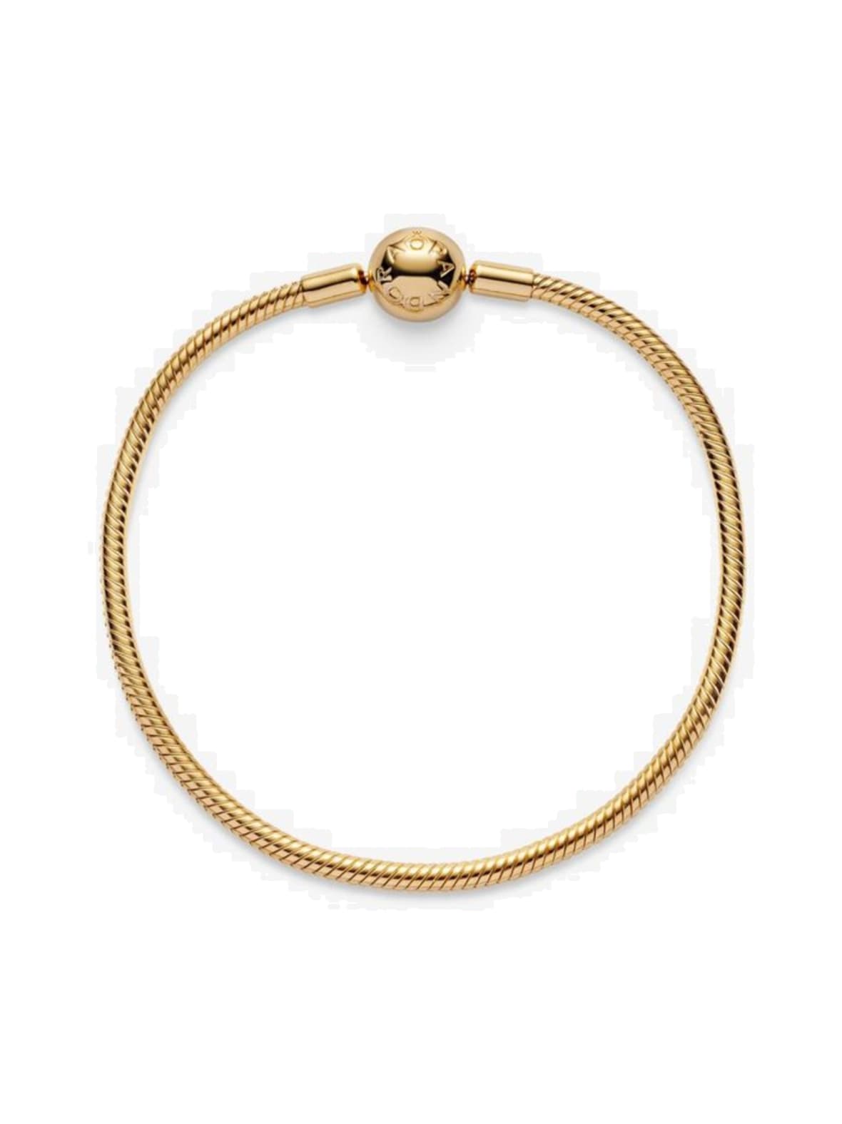 Snake chain 14k gold-plated bracelet moments-käärmeketjurannekoru 568748c00 – Pandora