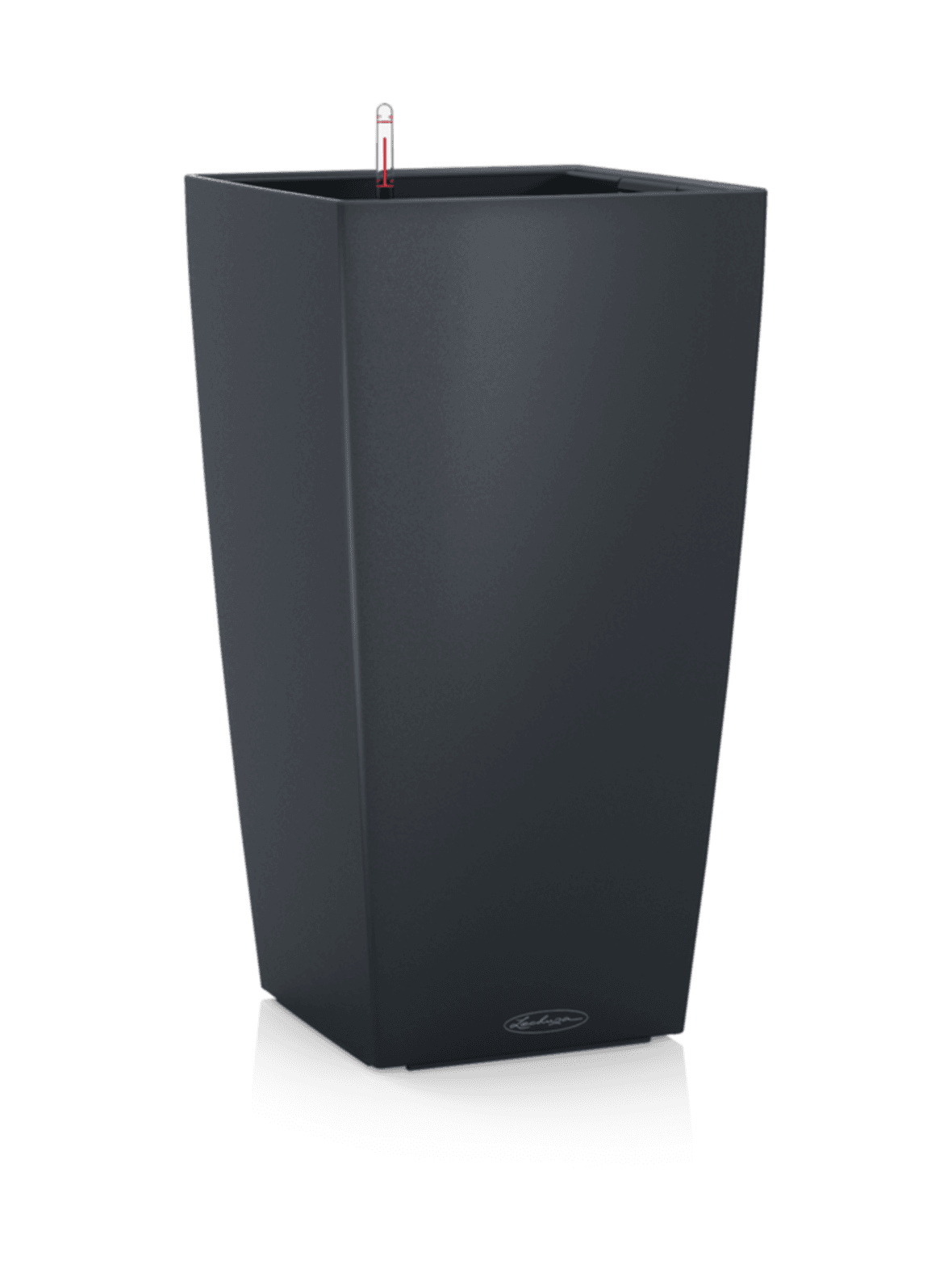 Cubico color 22 matta tummaharmaa altakasteluruukku ∅22x22cm korkeus 41cm – LECHUZA