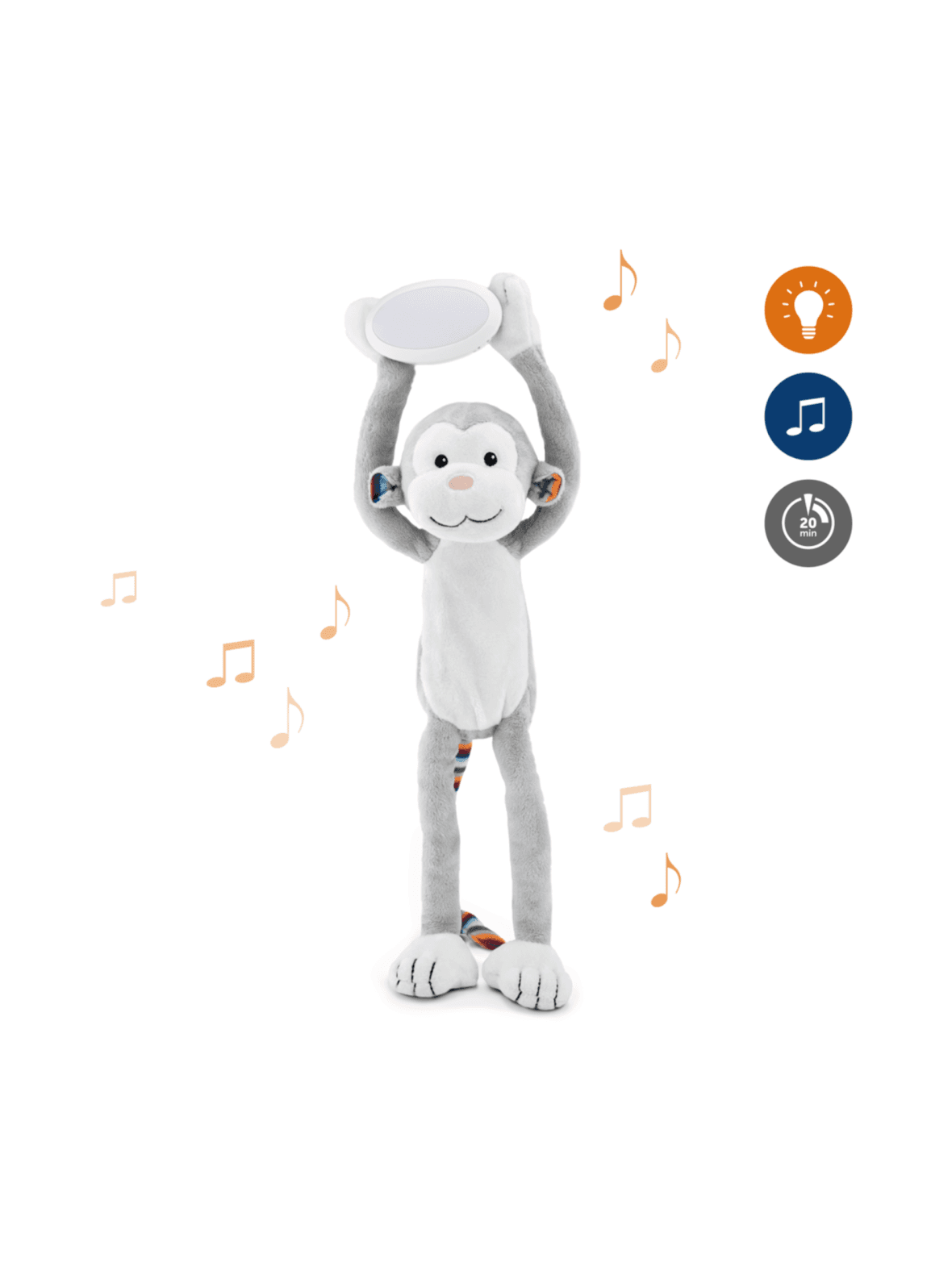 Zazu max apina yövalo & pehmolelu – Zazu