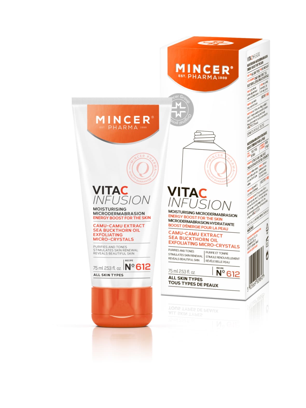 Vitac moisturising microdermabrasion -kasvokuorinta 75ml – Mincer Pharma
