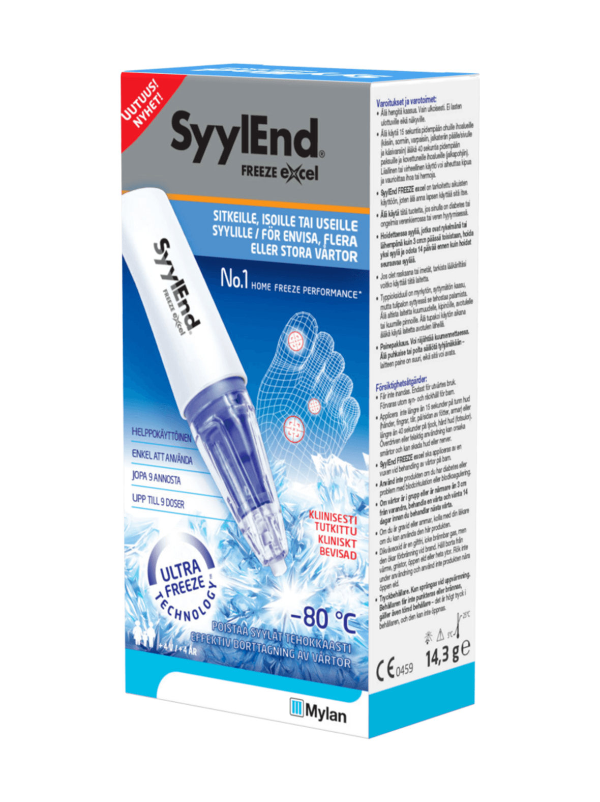 Syylend freeze excel - jäädytyshoito 14,3 g