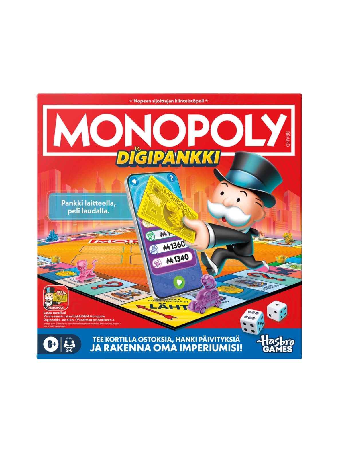 Monopoly lautapeli digipankki (suomenkielinen) – MONOPOLY