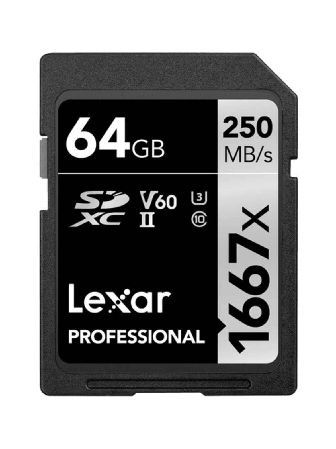 Lexar professional 64gb sdxc uhs-ii (1667x, 250mb/s) – Lexar