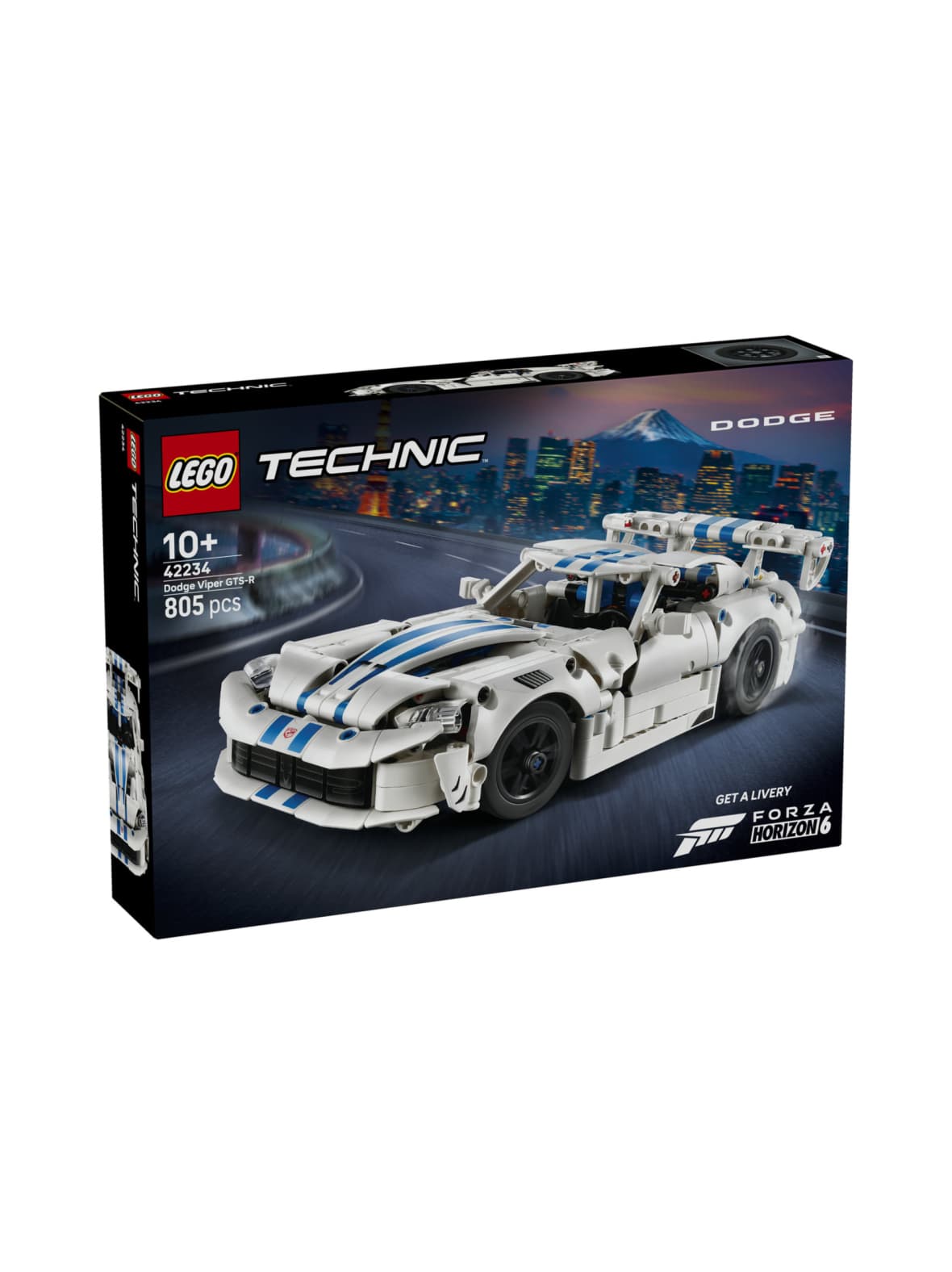 Lego technic dodge viper gts-r ‑urheiluauto 42234
