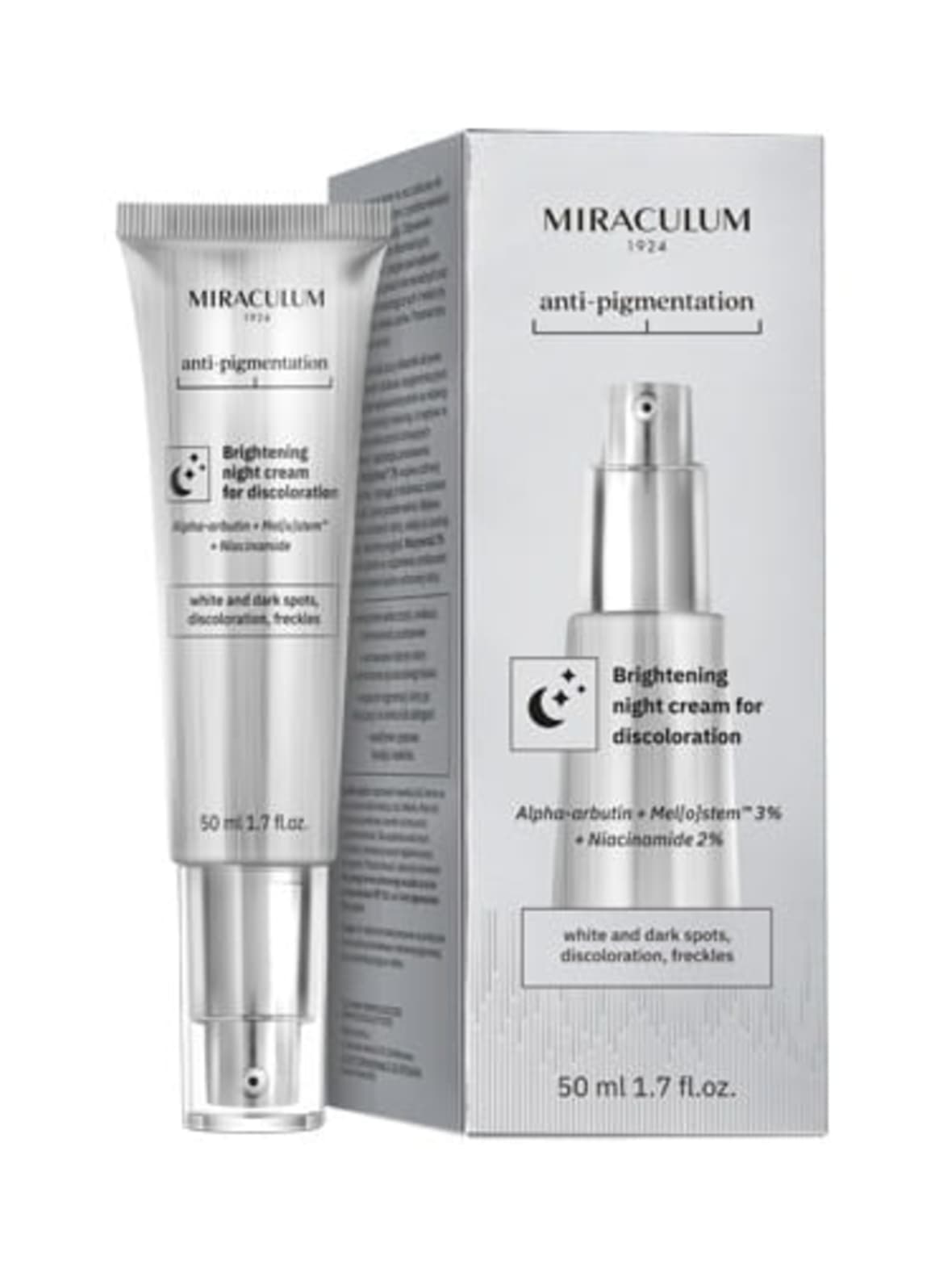 Anti-pigmentation brightening night cream for discoloration -yövoide 50ml – MIRACULUM