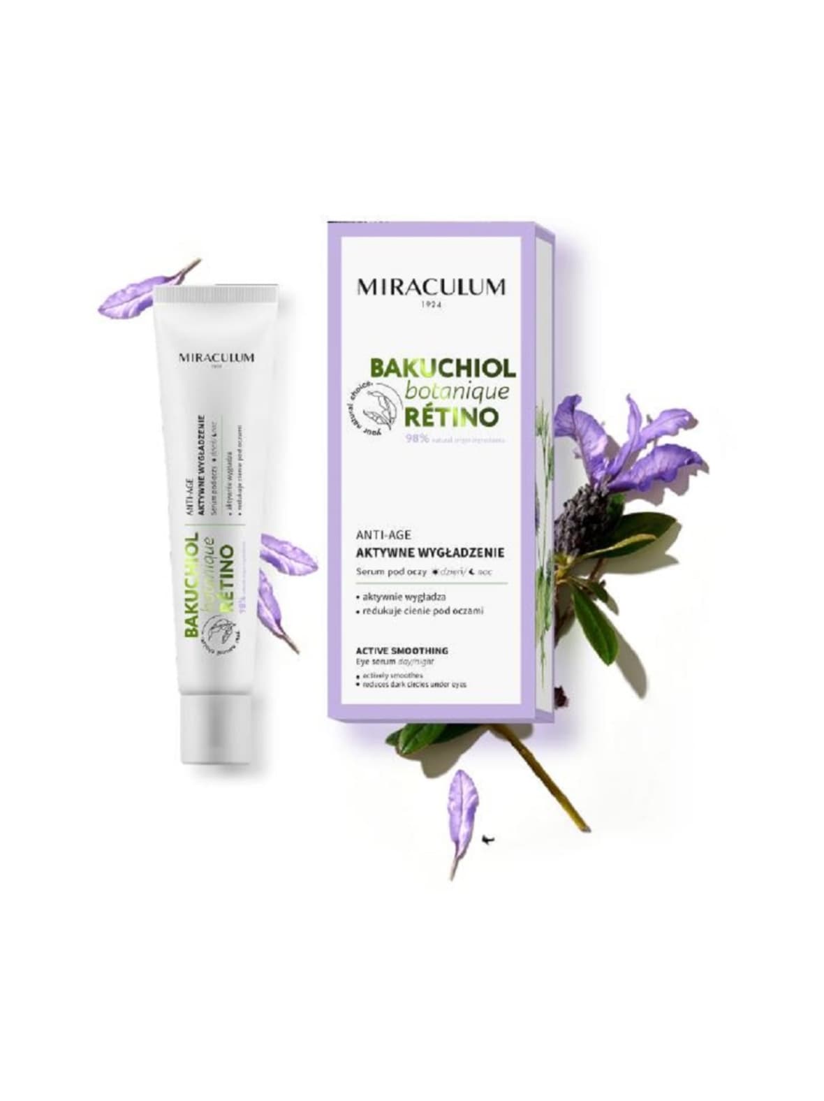 Bakuchiol anti-age active smoothing eye serum -silottava silmänympärysseerumi 20ml – MIRACULUM