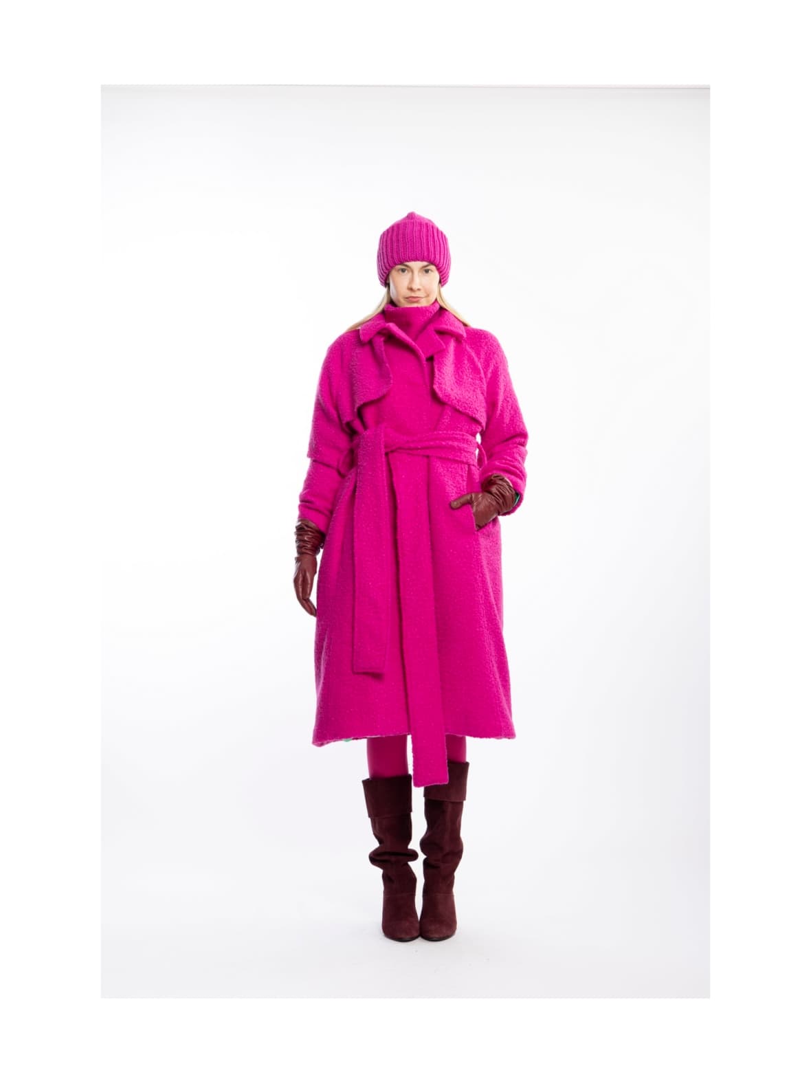 Talvitakki, pinkki – Miia Halmesmaa