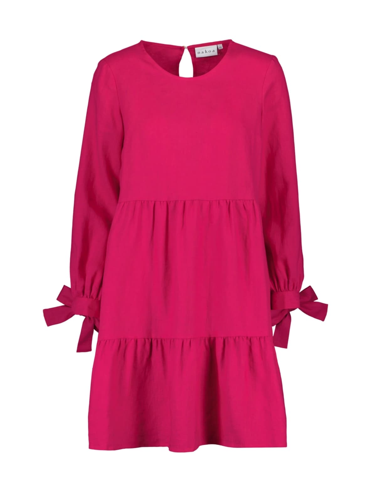 Hailey dress, pink peacock – Nakoa