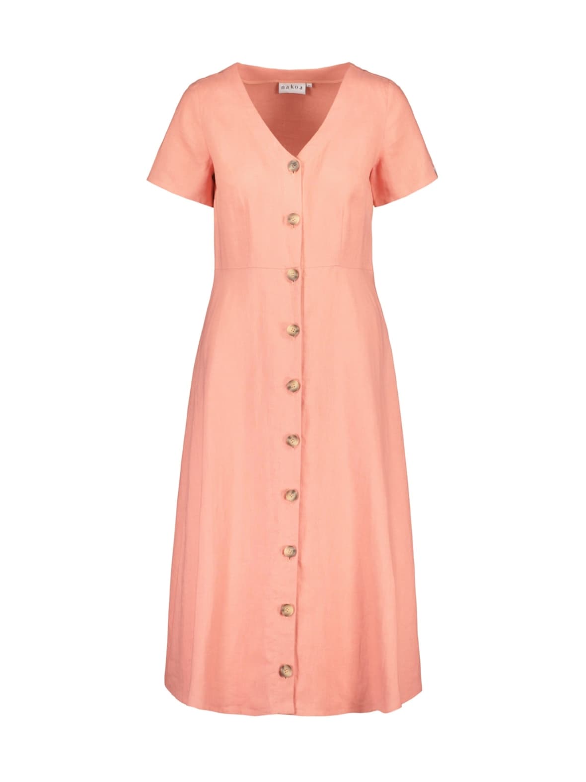 Penelope dress, papaya – Nakoa