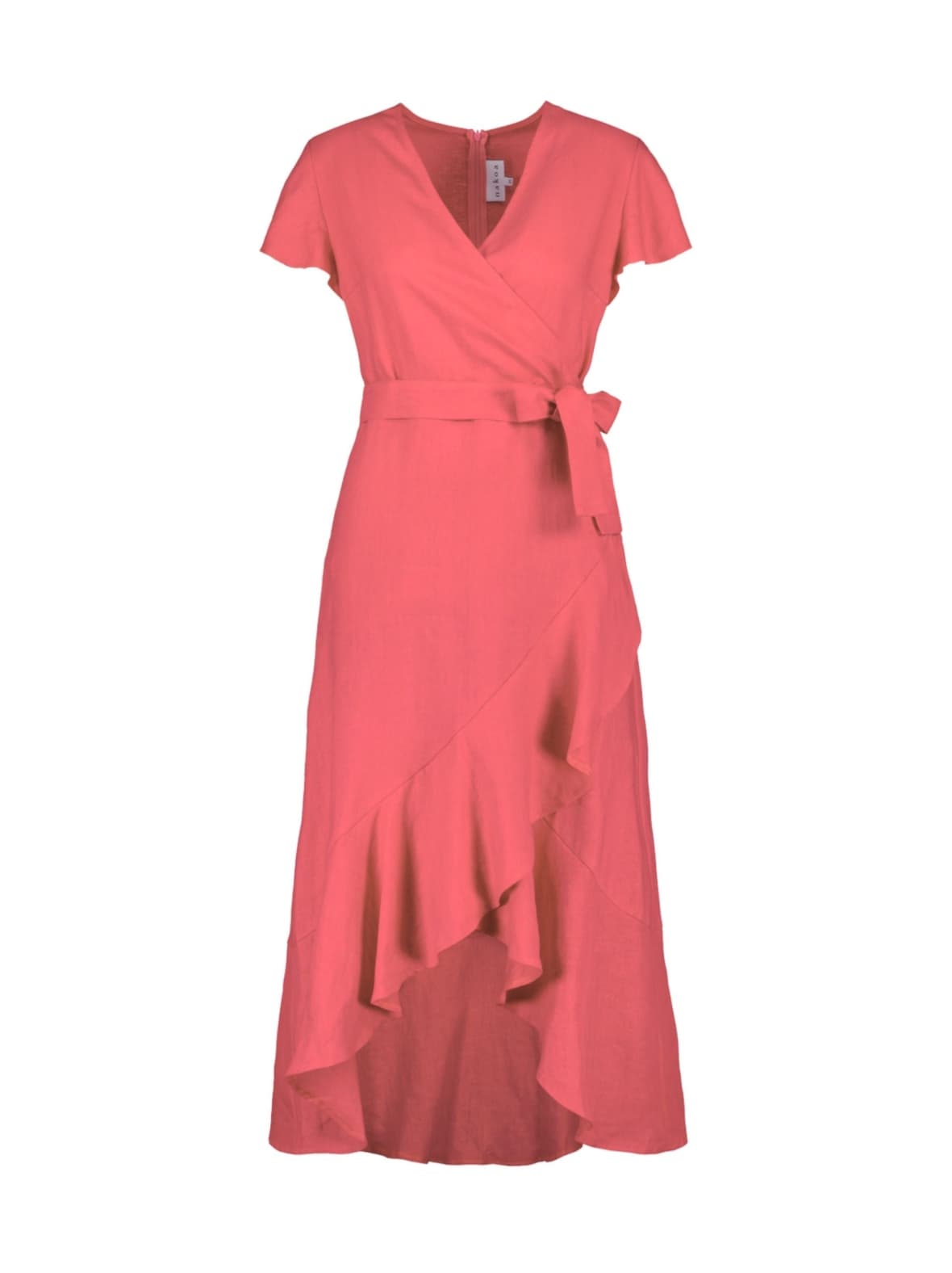 Annika dress, sunset coral – Nakoa