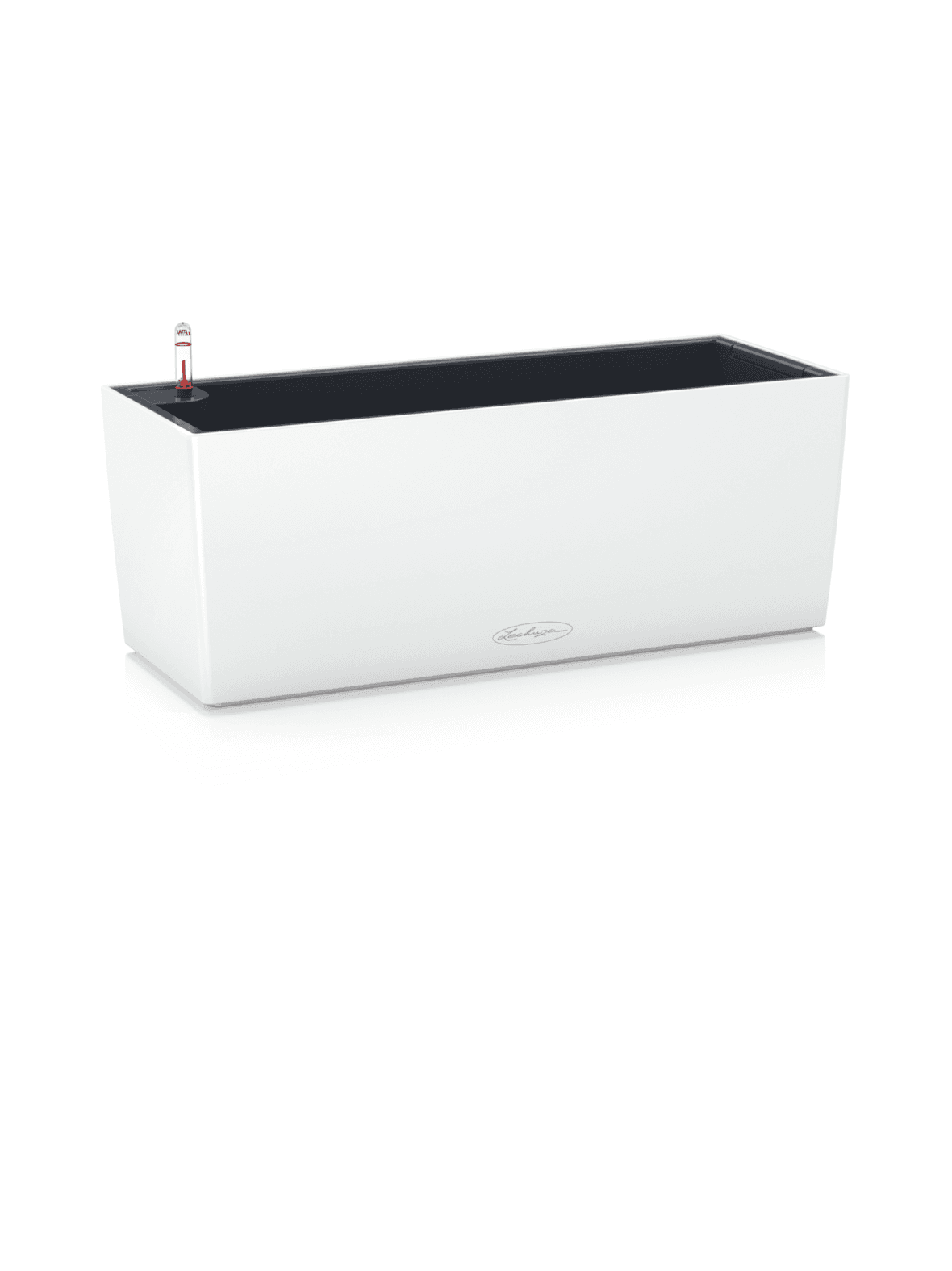 Balconera stone valkoinen altakastelu parvekeruukku pari 50x19cm, korkeus 19cm + kannattimet – LECHUZA