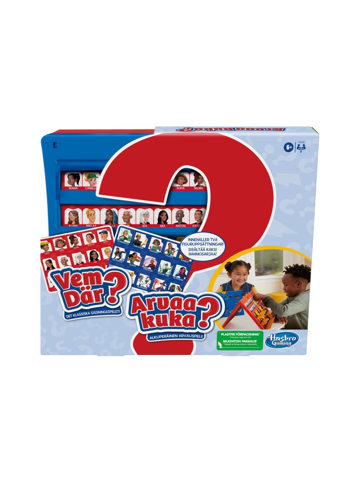 Guess who? arvaa kuka? -peli (suomen- ja ruotsinkielinen) – Hasbro Gaming