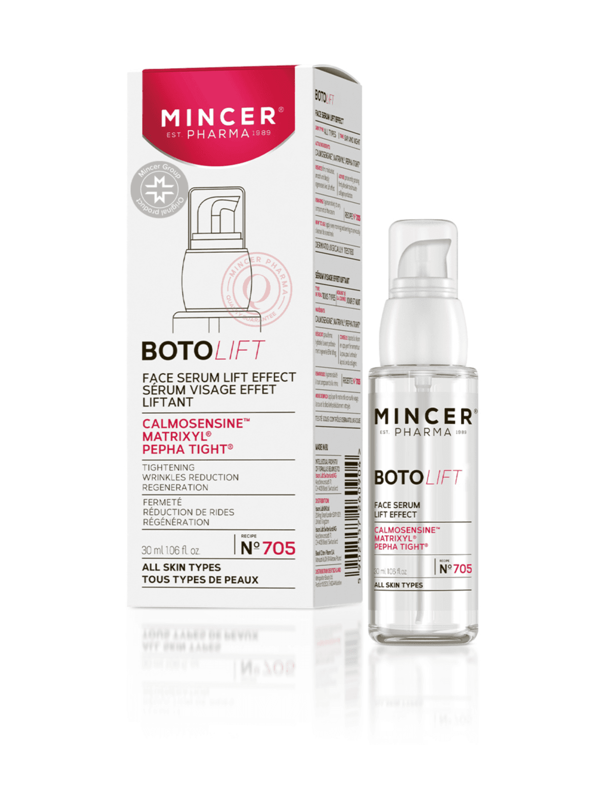 Botolift face serum lift effect -kiinteyttävä tehoseerumi 30ml – Mincer Pharma