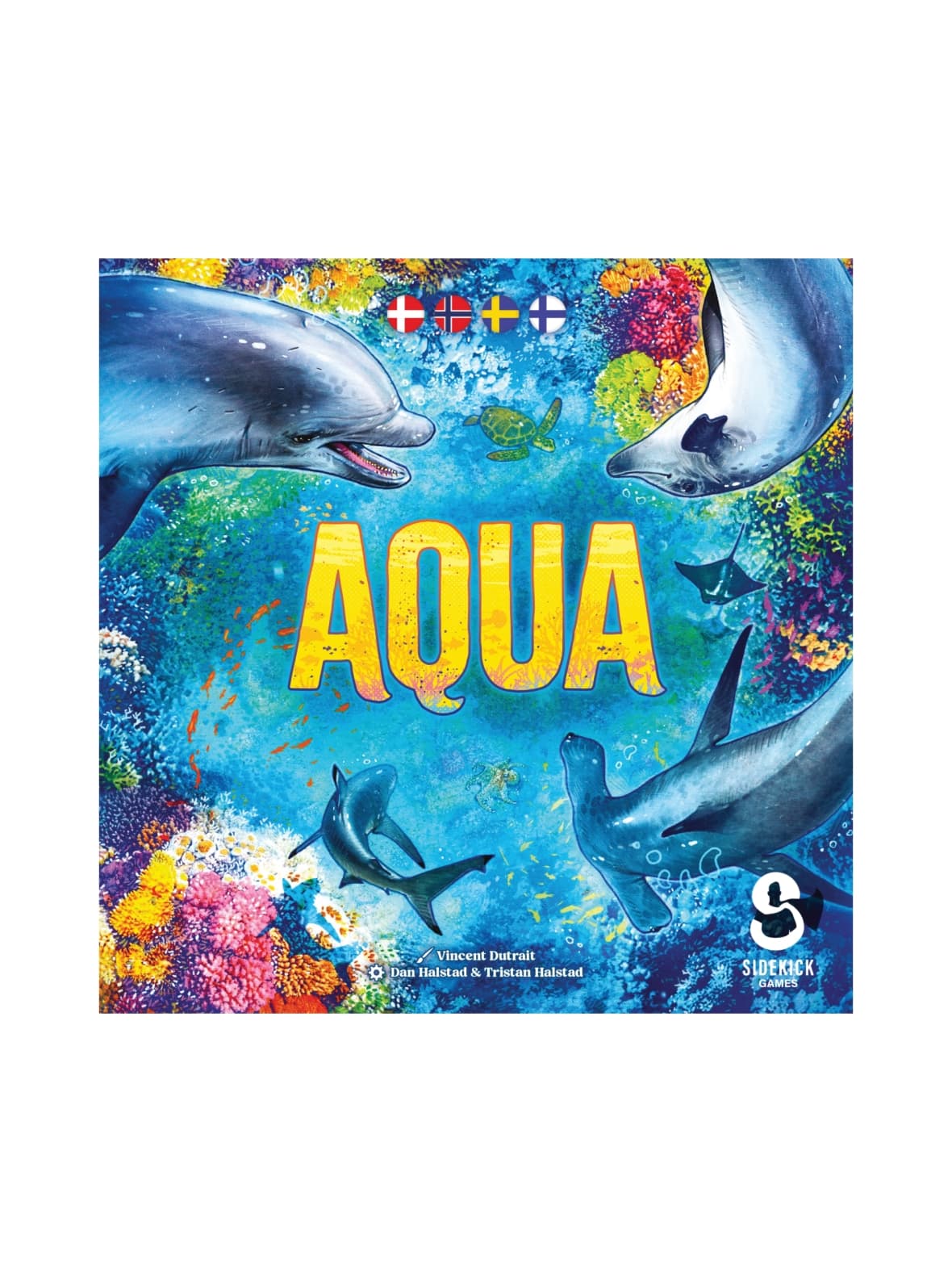 Asmodee lautapeli aqua (suomenkielinen ja ruotsikielinen) – Asmodee