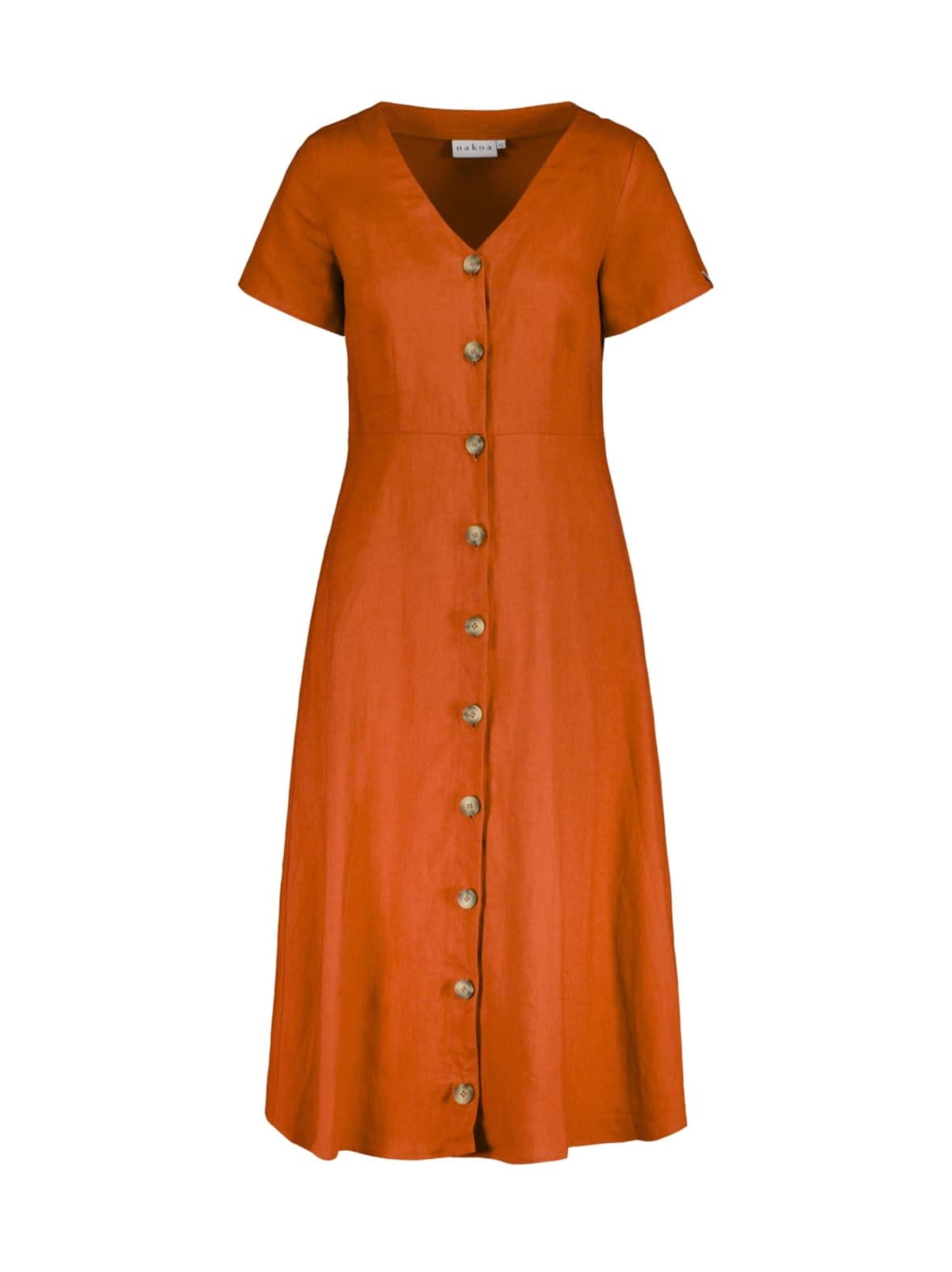 Penelope dress, burnt orange – Nakoa