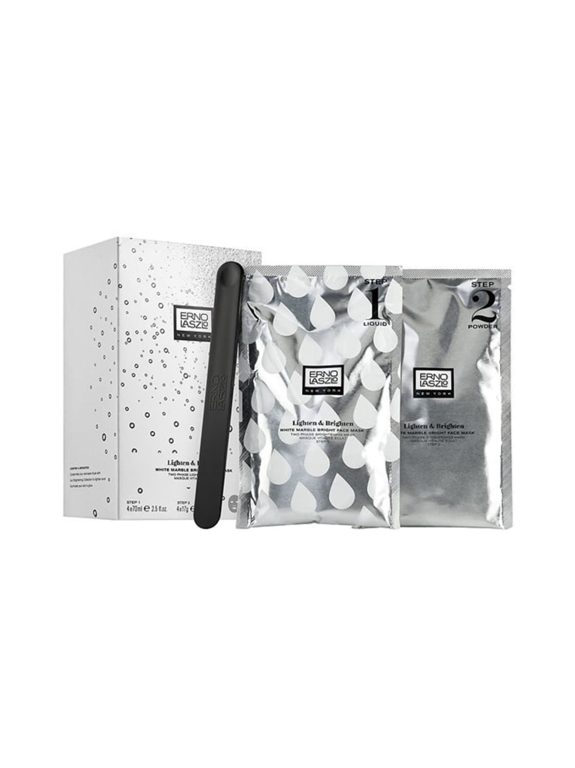 White marble bright face mask -naamiopakkaus, 4 hoitokertaa – Erno Laszlo