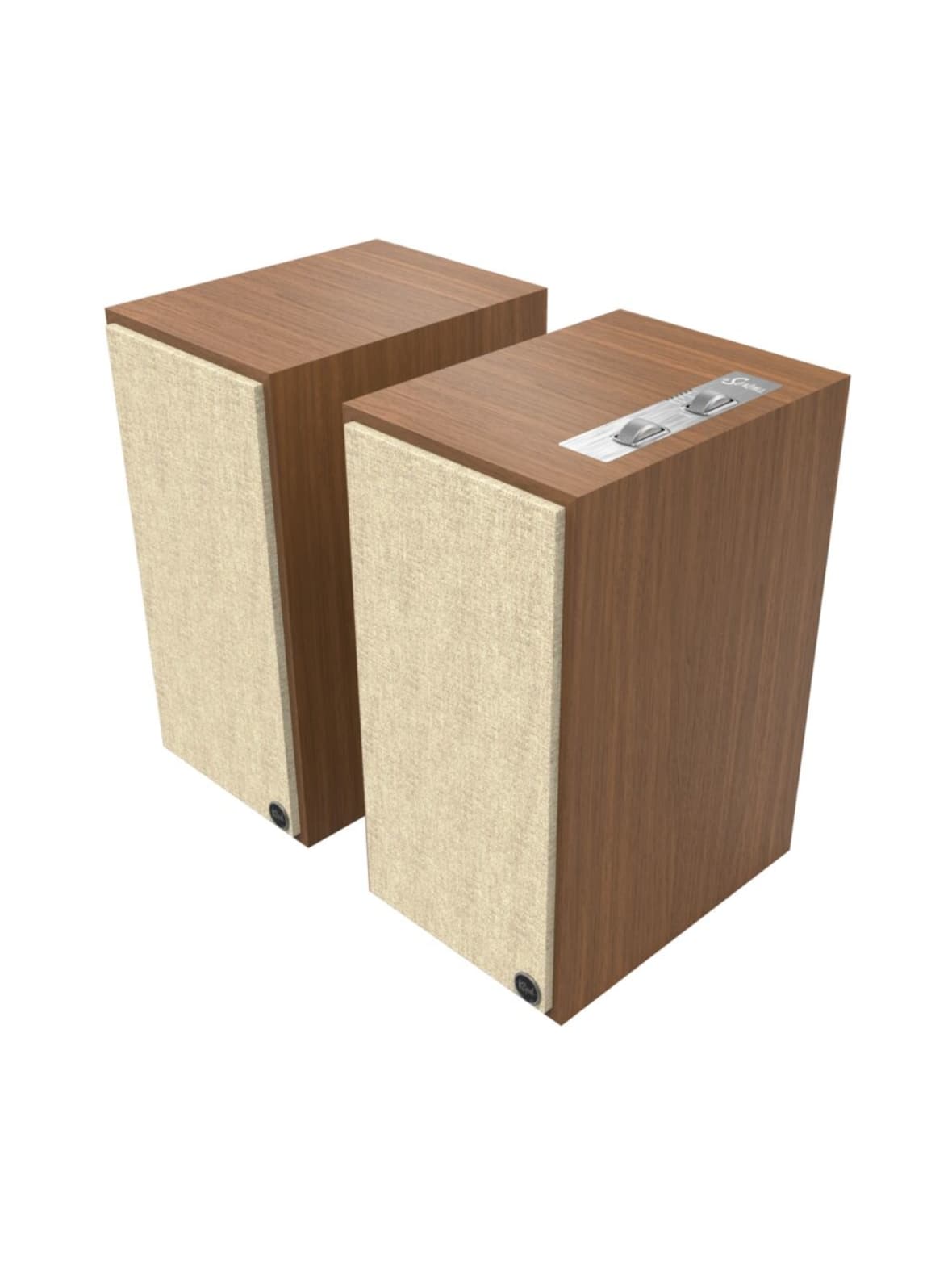 The sevens -aktiivikaiutinpari, pähkinäpuu