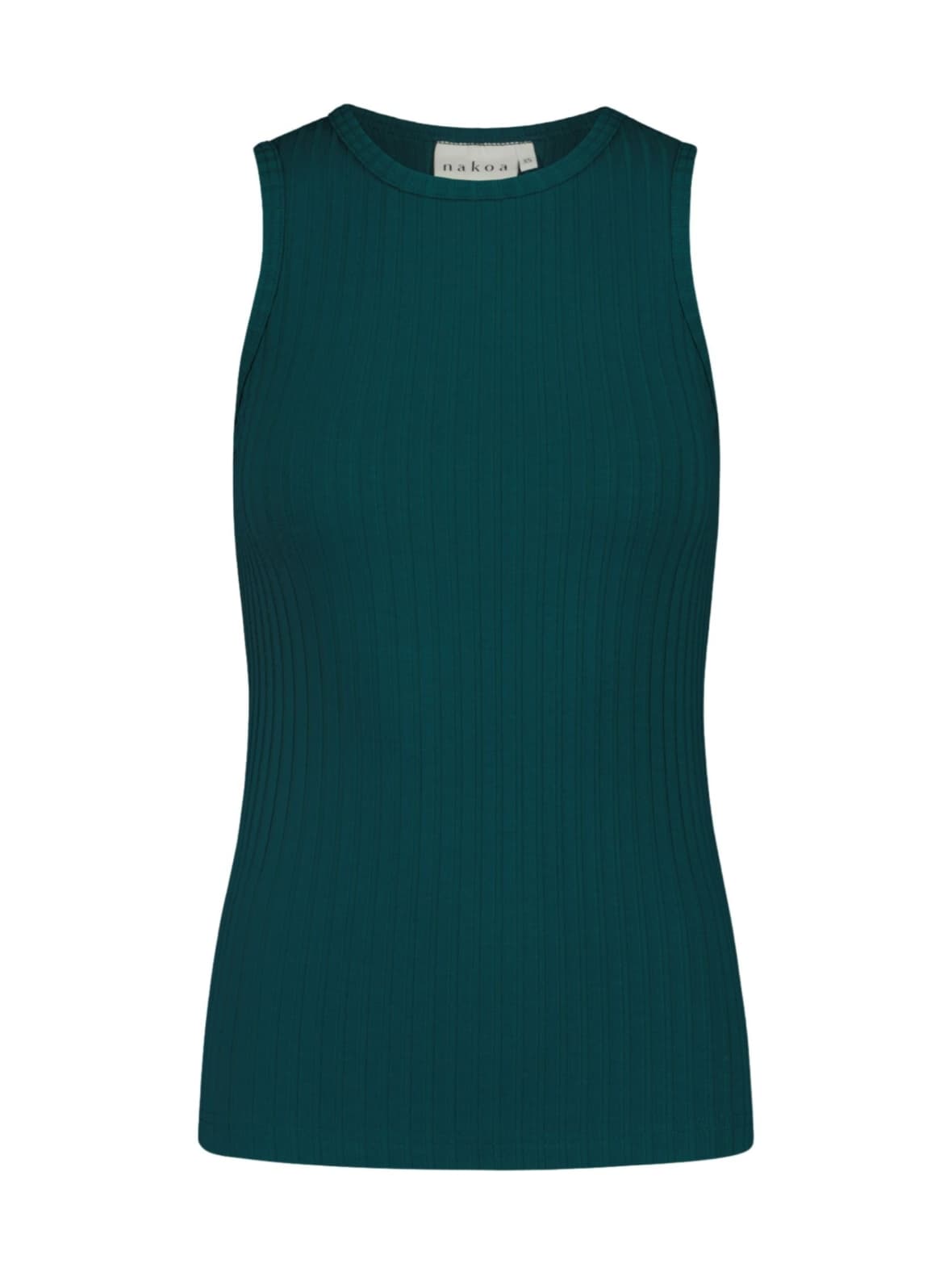 Rib top, teal – Nakoa