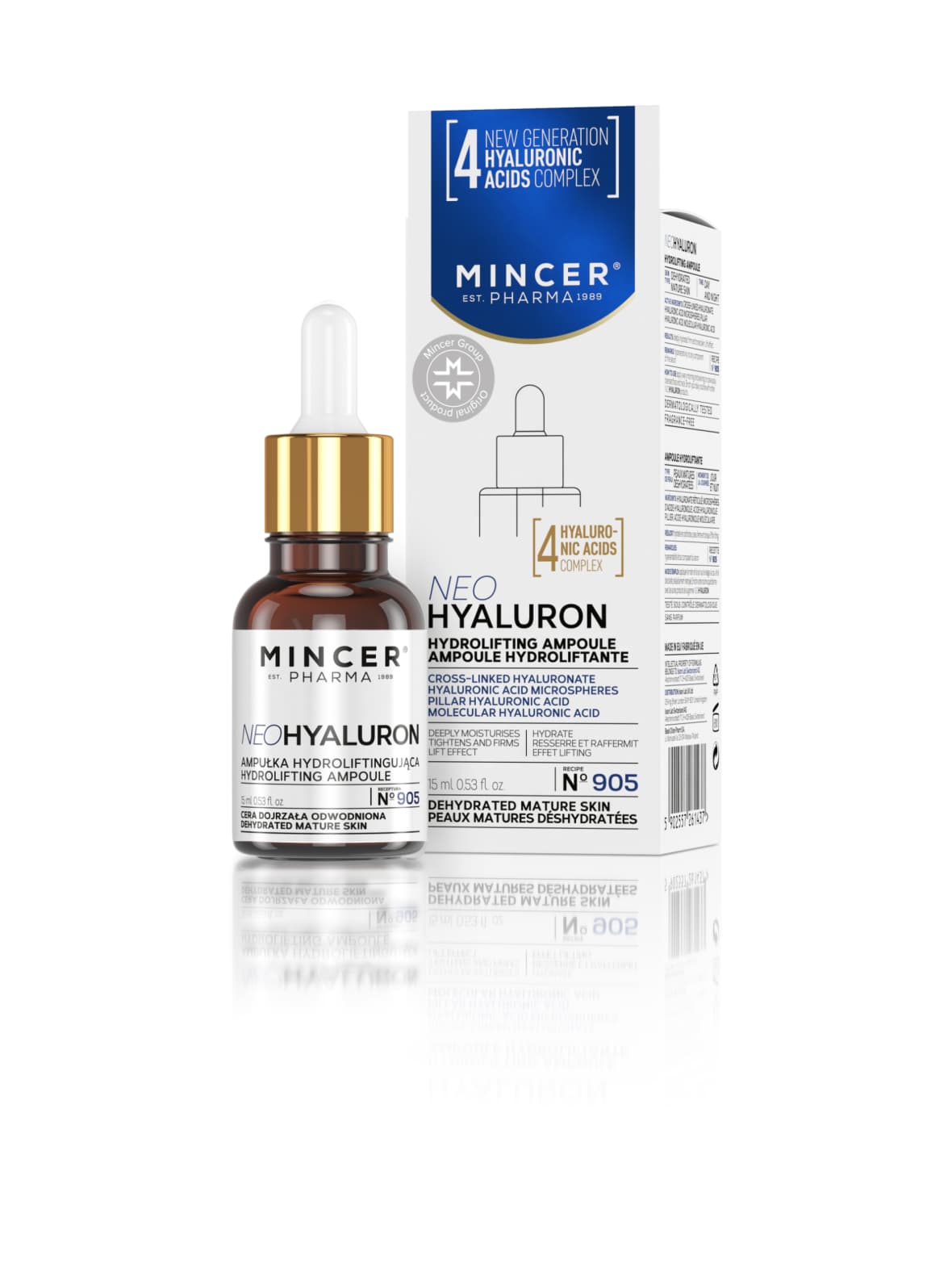 Neohyaluron hydrolifting ampoule -tehoseerumi 15ml – Mincer Pharma