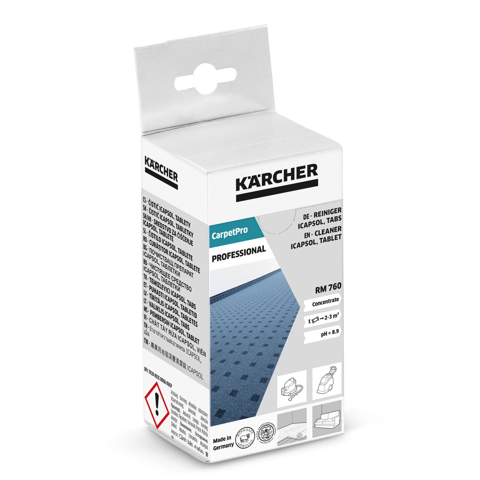 Kärcher - Tekstiilipesutabletti CarpetCleaner RM 760, 16Tablets